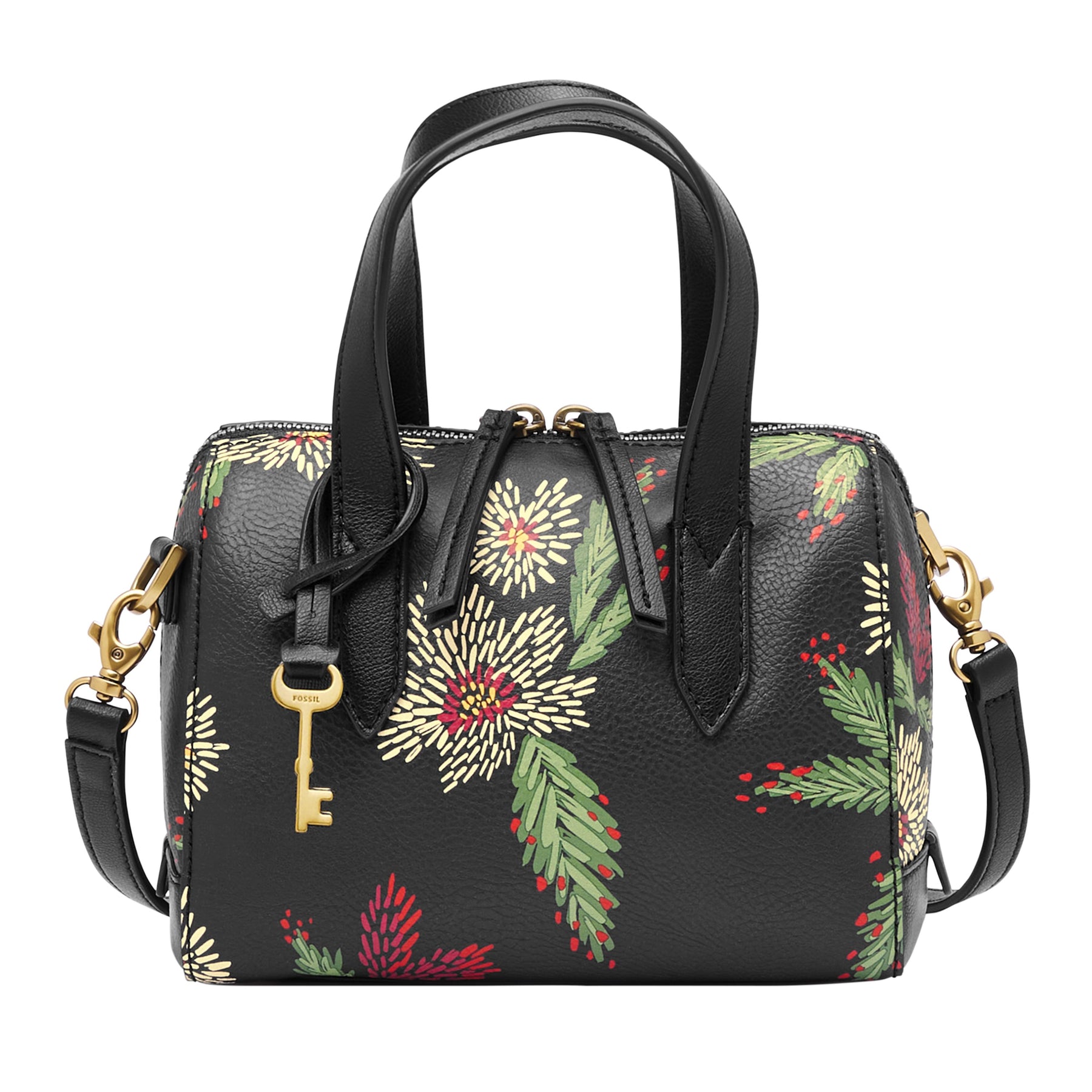Fossil Women's Sydney Printed PVC Satchel 7186411061308