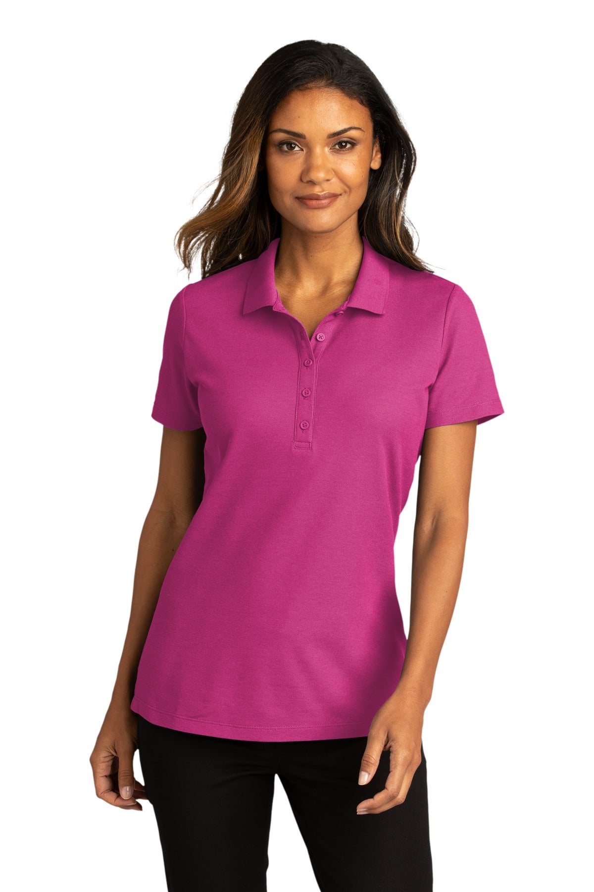 Port Authority Ladies SuperPro React Polo. LK810