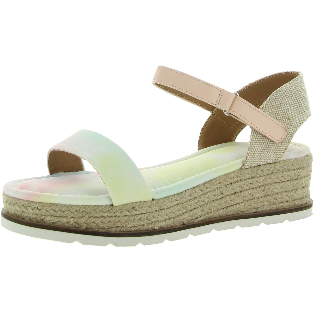 Girls Volley Tie Die Open Toe Ankle Strap