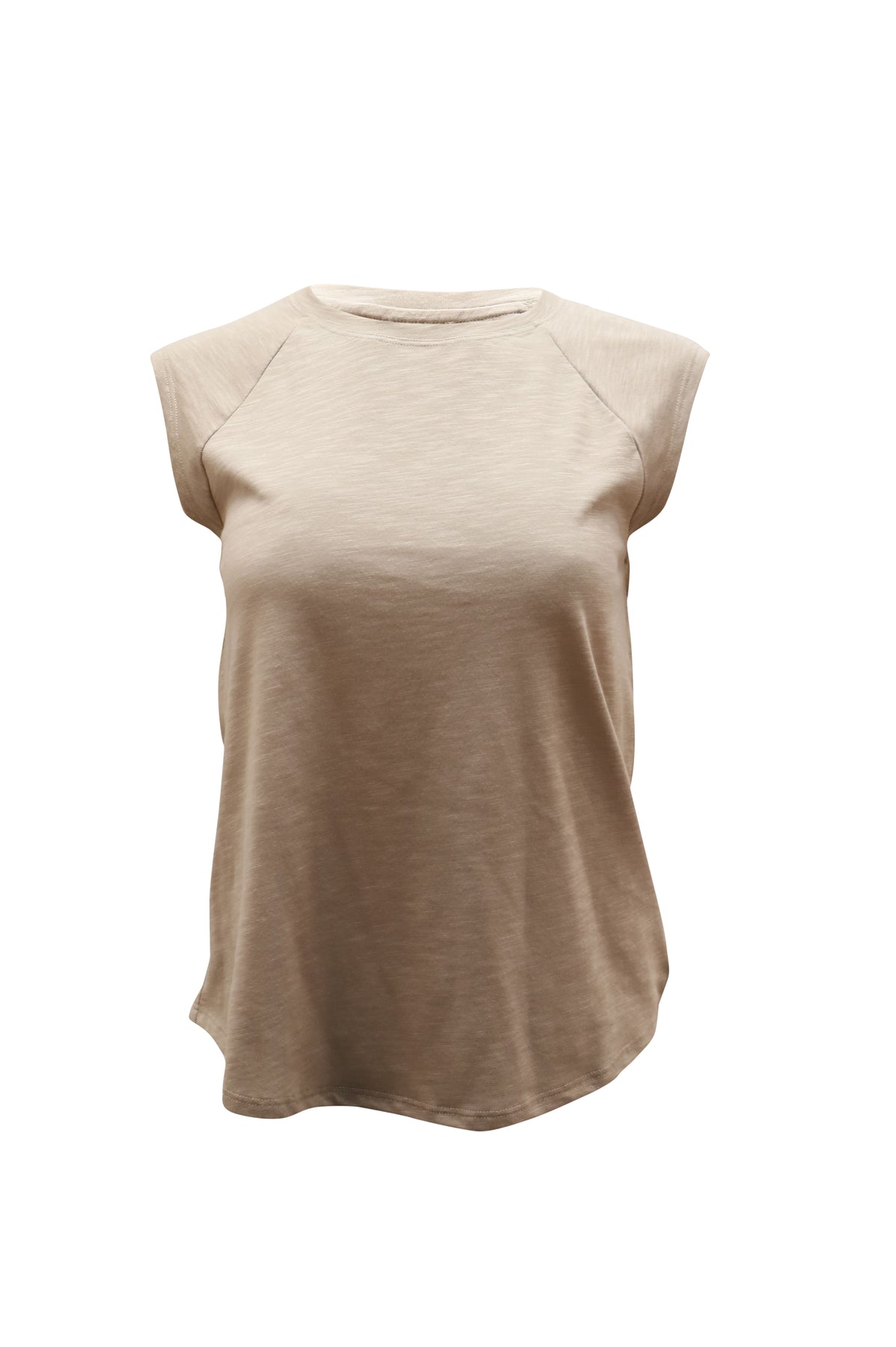 Theory Sleeveless Top in Grey Cotton 7764856176700