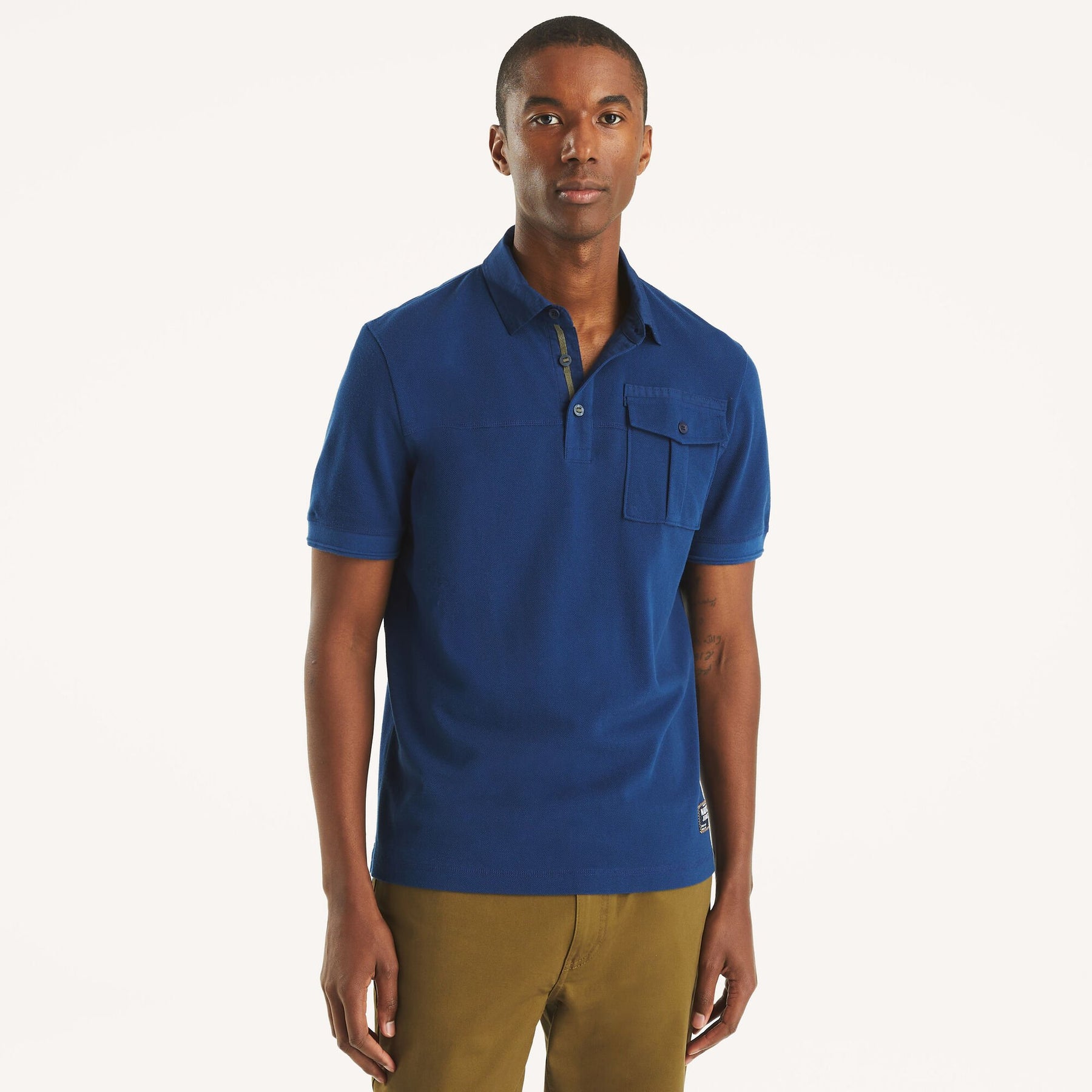 Nautica Mens Nautica Jeans Co. Classic Fit Polo 7831408181308