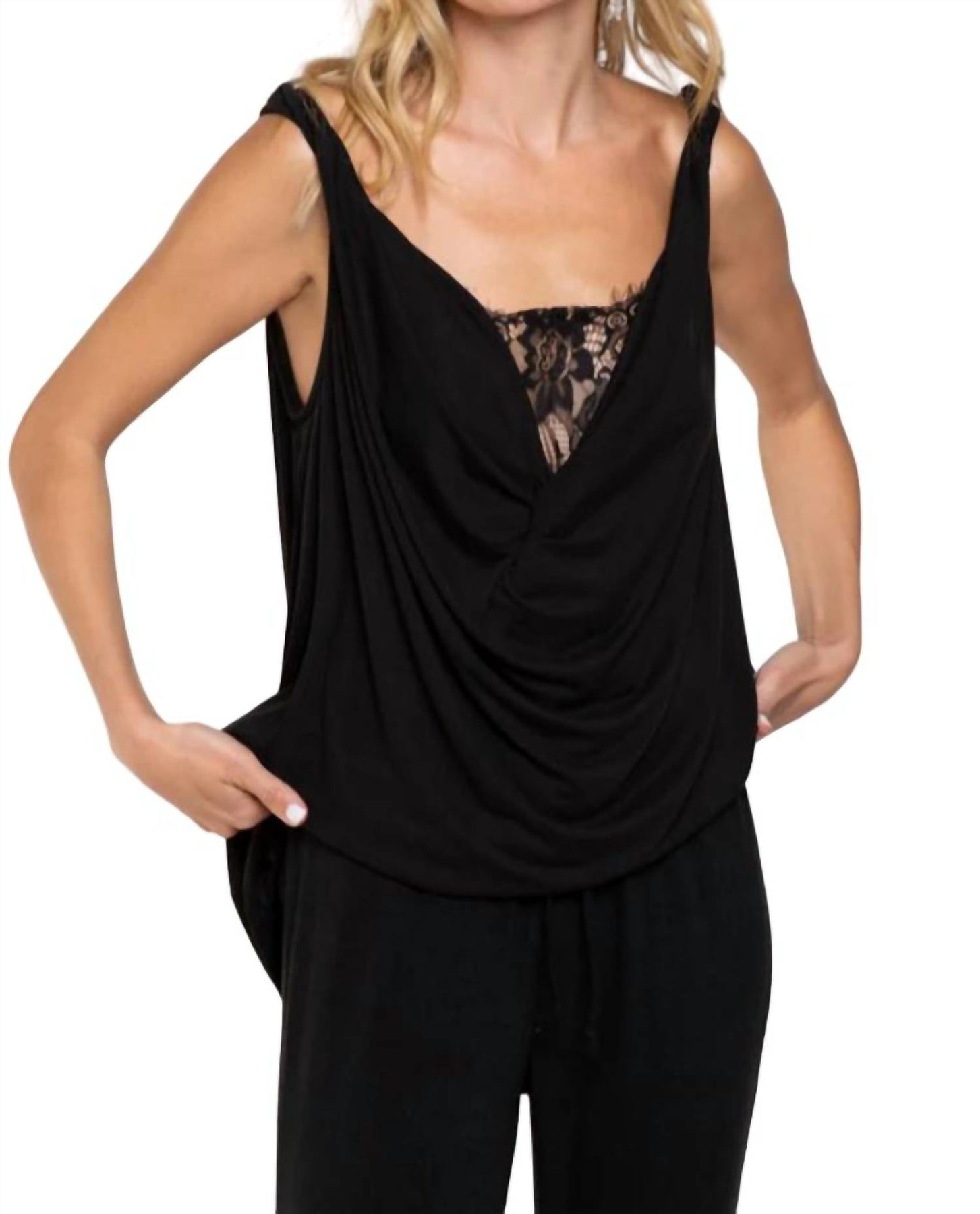 Twist Of Fate Top In Black