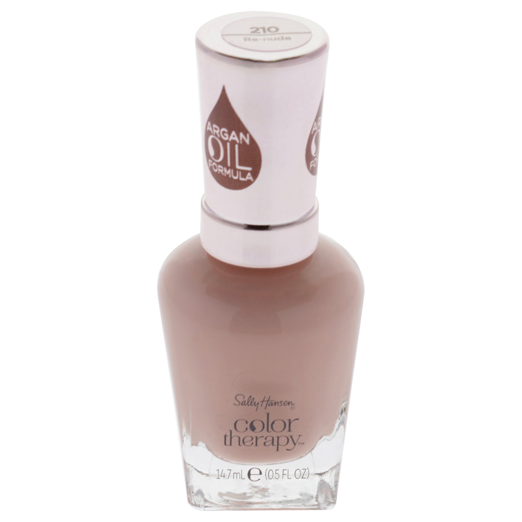 Color Therapy Nail Polish - 210 Re-nude by Sally Hansen for Women - 0.5 oz Nail Polish