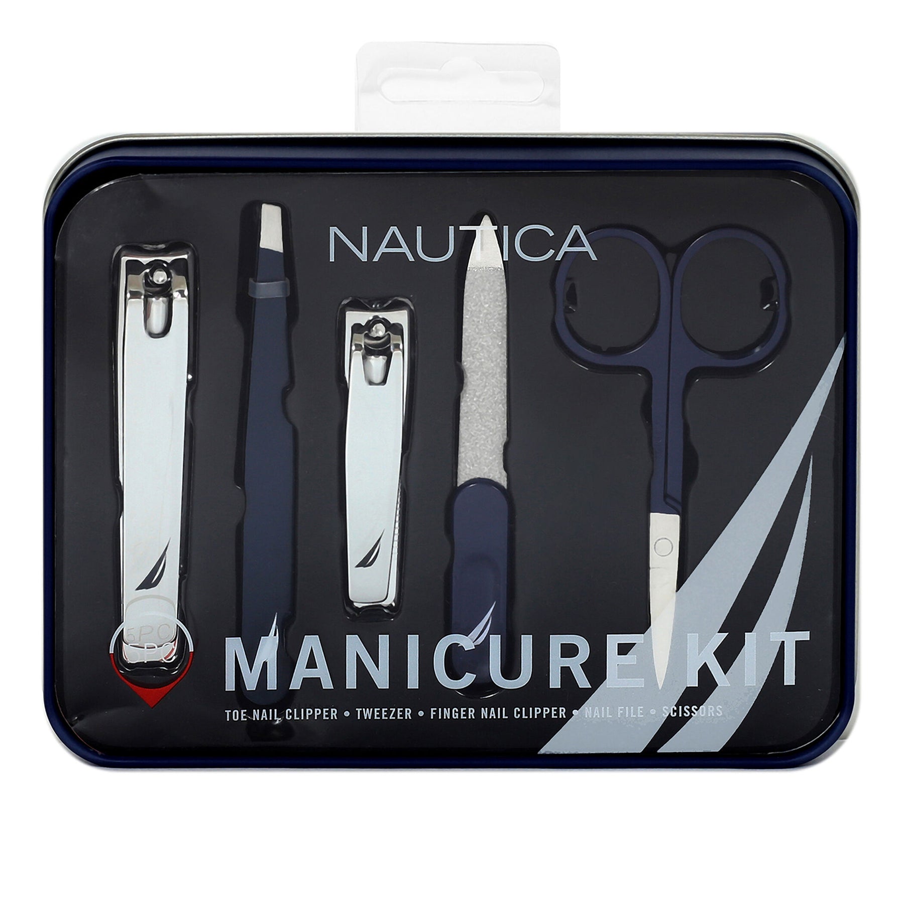 Nautica Mens Men's Manicure Kit, 5-Piece