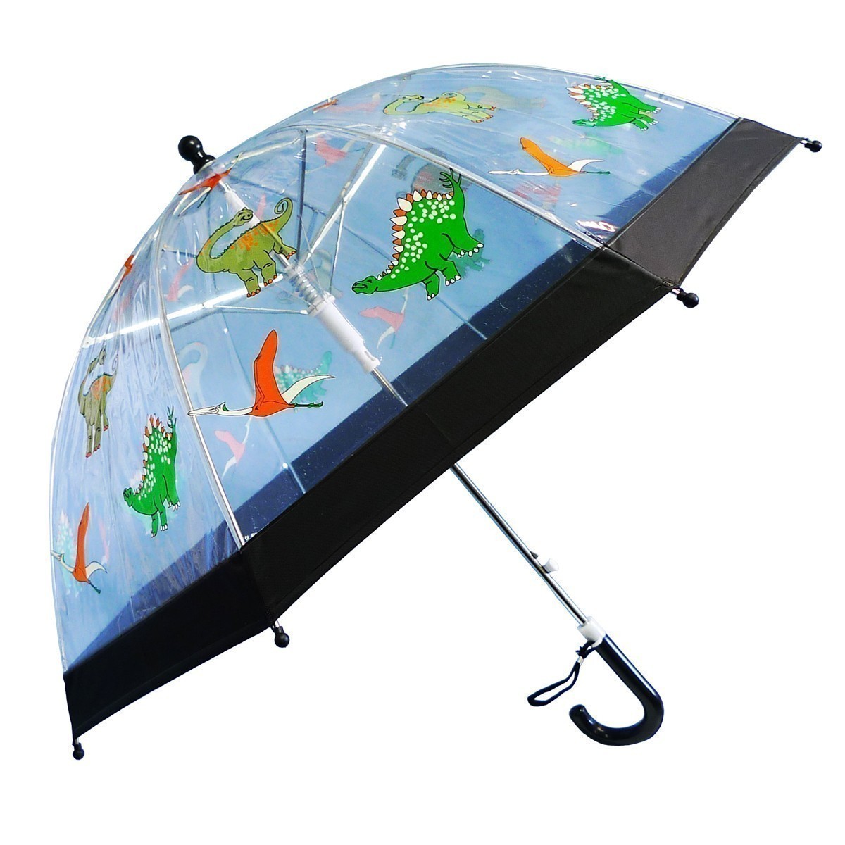 Boys Dinosaurs Clear Dome Umbrella