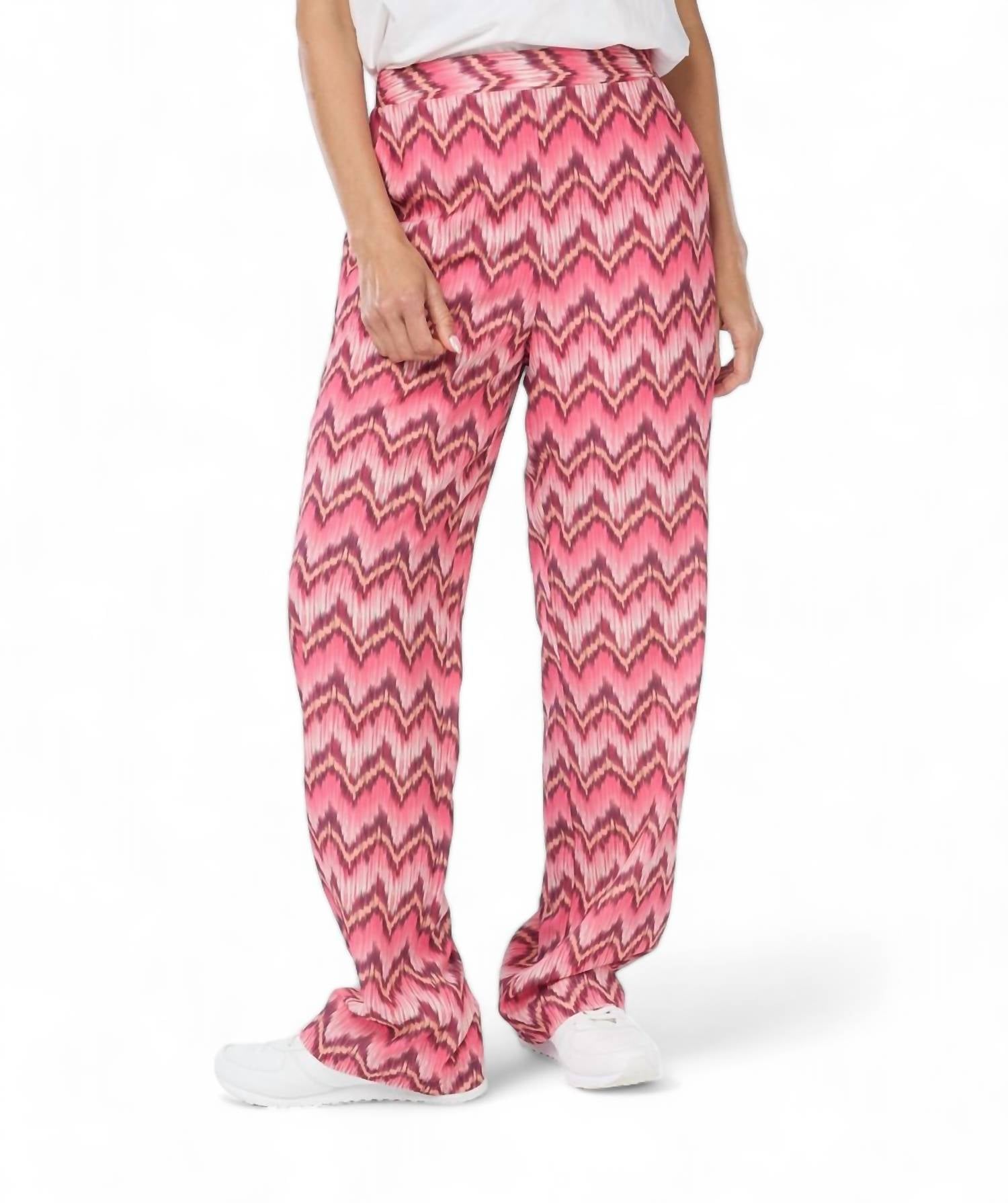 Zigzag Trousers In Print 7692120162364