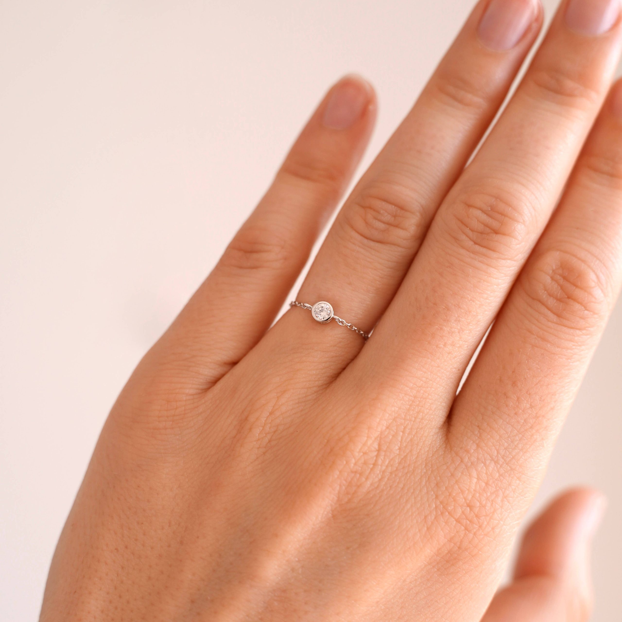 Victoire Collection Shiny Zirconium 925 Silver Ring