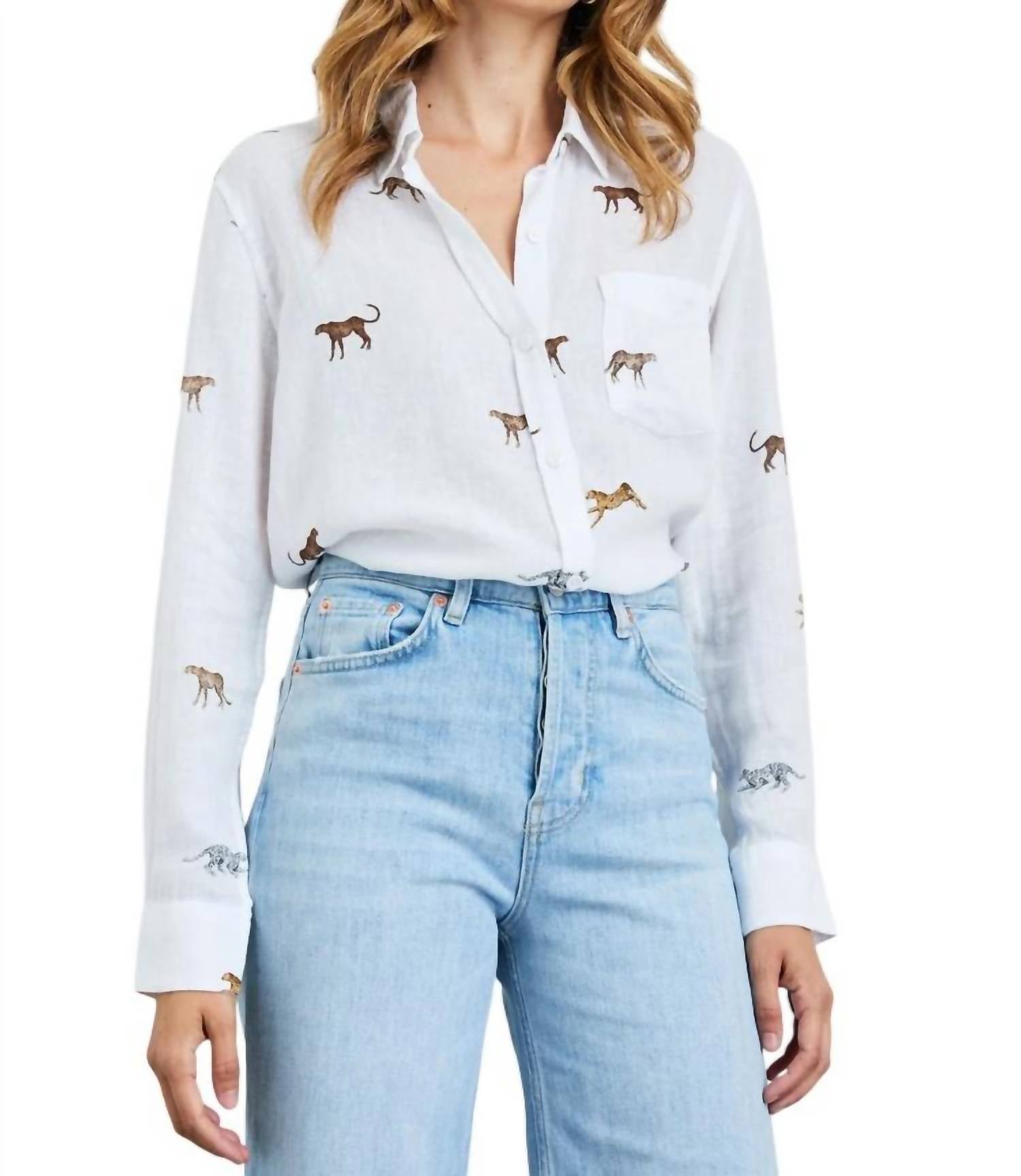 Charli Top In Safari Cheetah