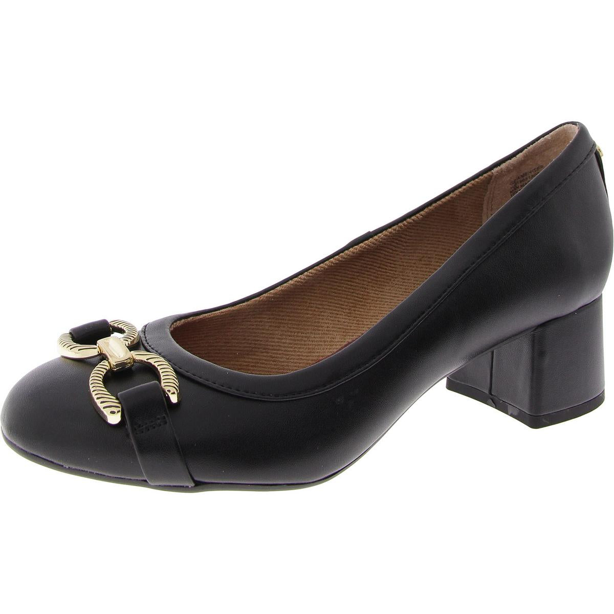 Ameriee Faux Leather Cushioned Footbed Pumps