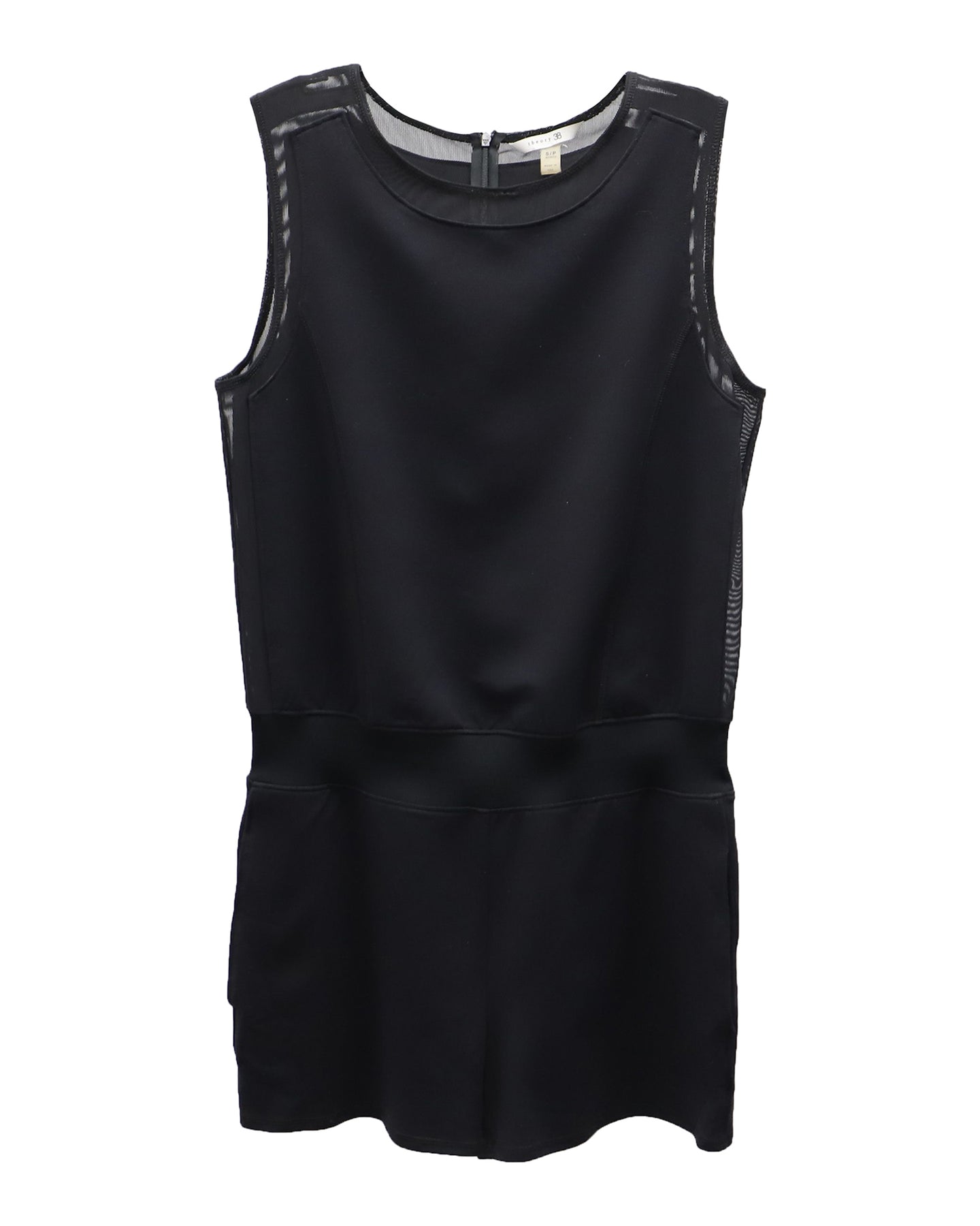Theory Sleeveless Romper in Black Nylon