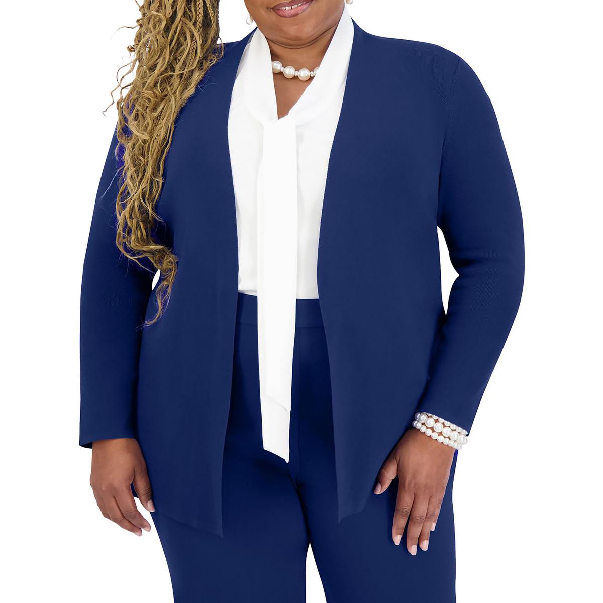 Open-Front Long Sleeve Pullover Top