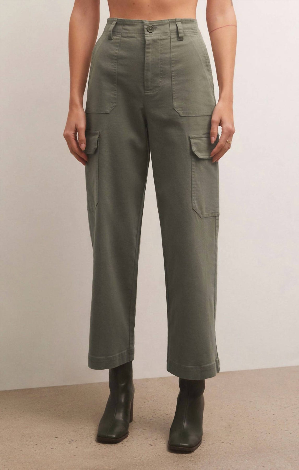 Noah Cargo Pant In Evergreen