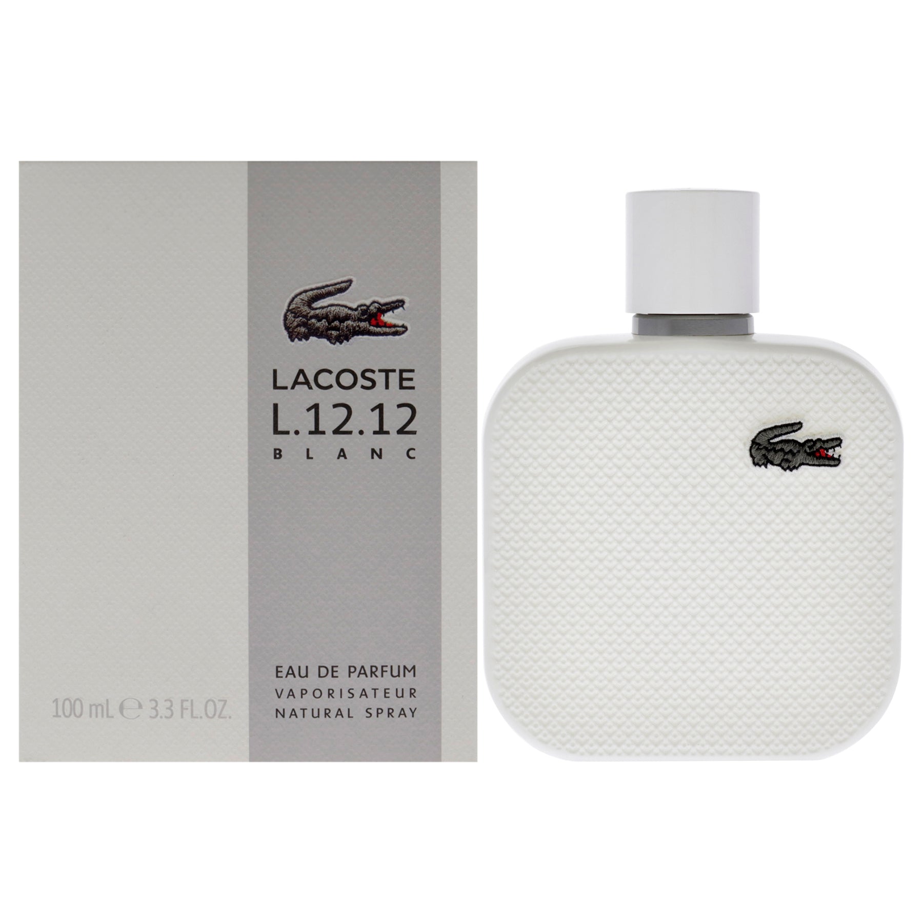 Lacoste Eau De L.12.12 Blanc by Lacoste for Men - 3.3 oz EDP Spray 7831478599740