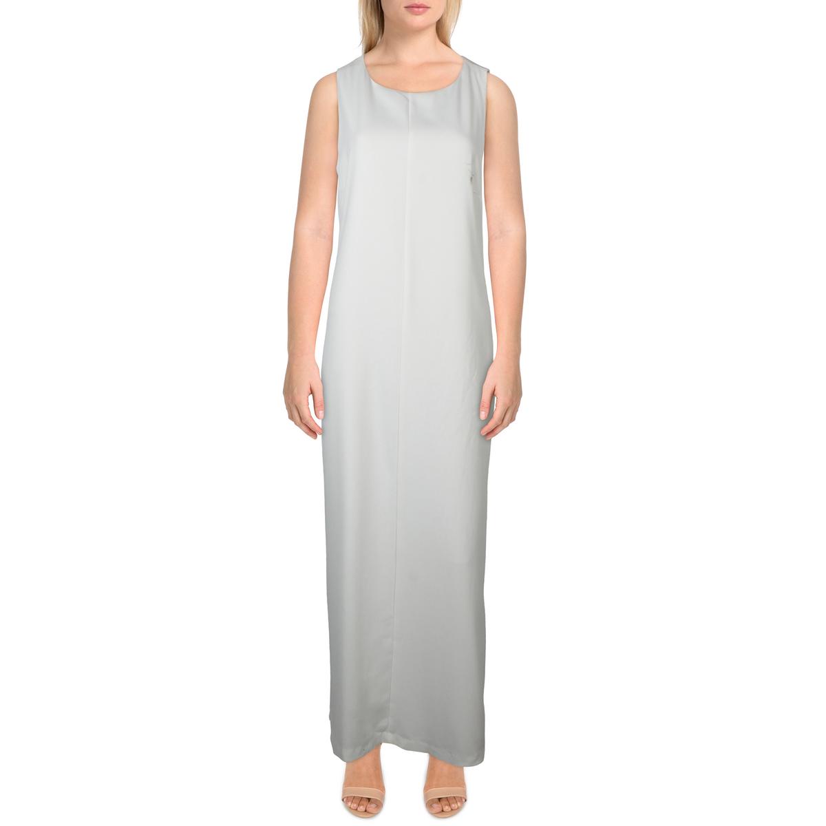 Bow Jewel Neck Maxi Dress