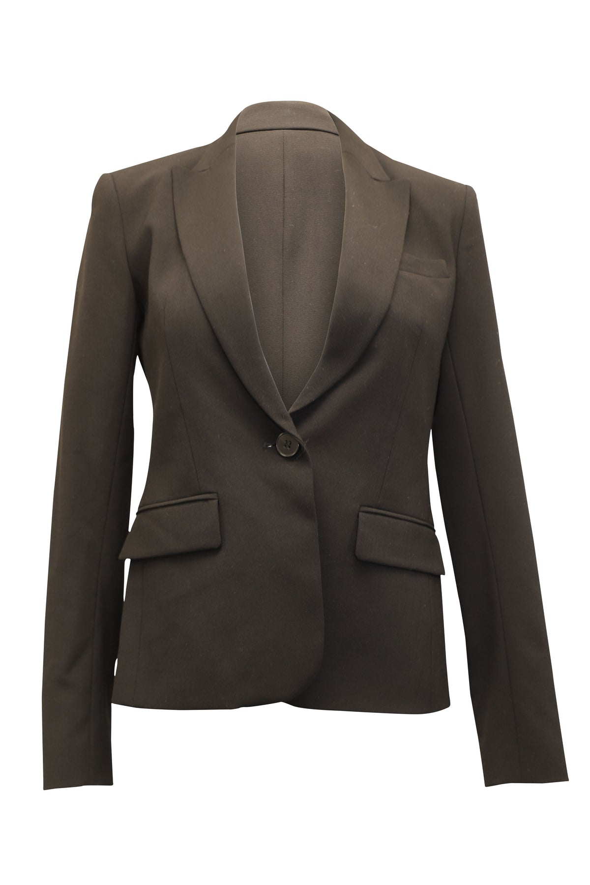 Theory Etiennette Blazer in Black Good Wool 7762695618620