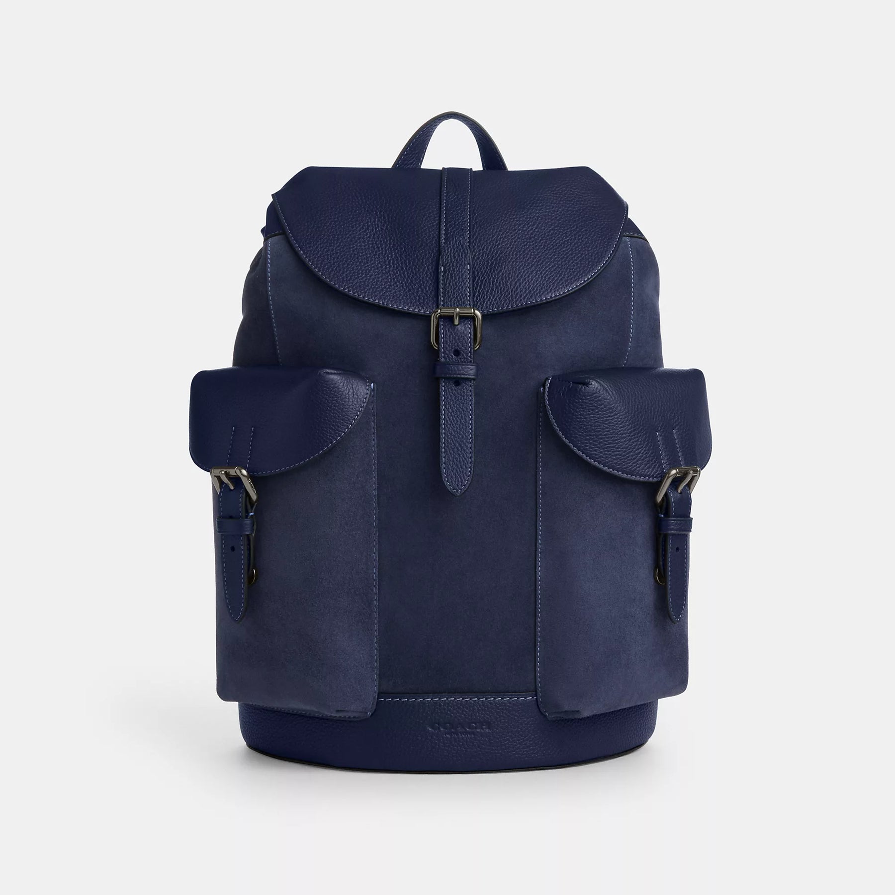 Coach Outlet Warner Backpack In Suede 7831628447804