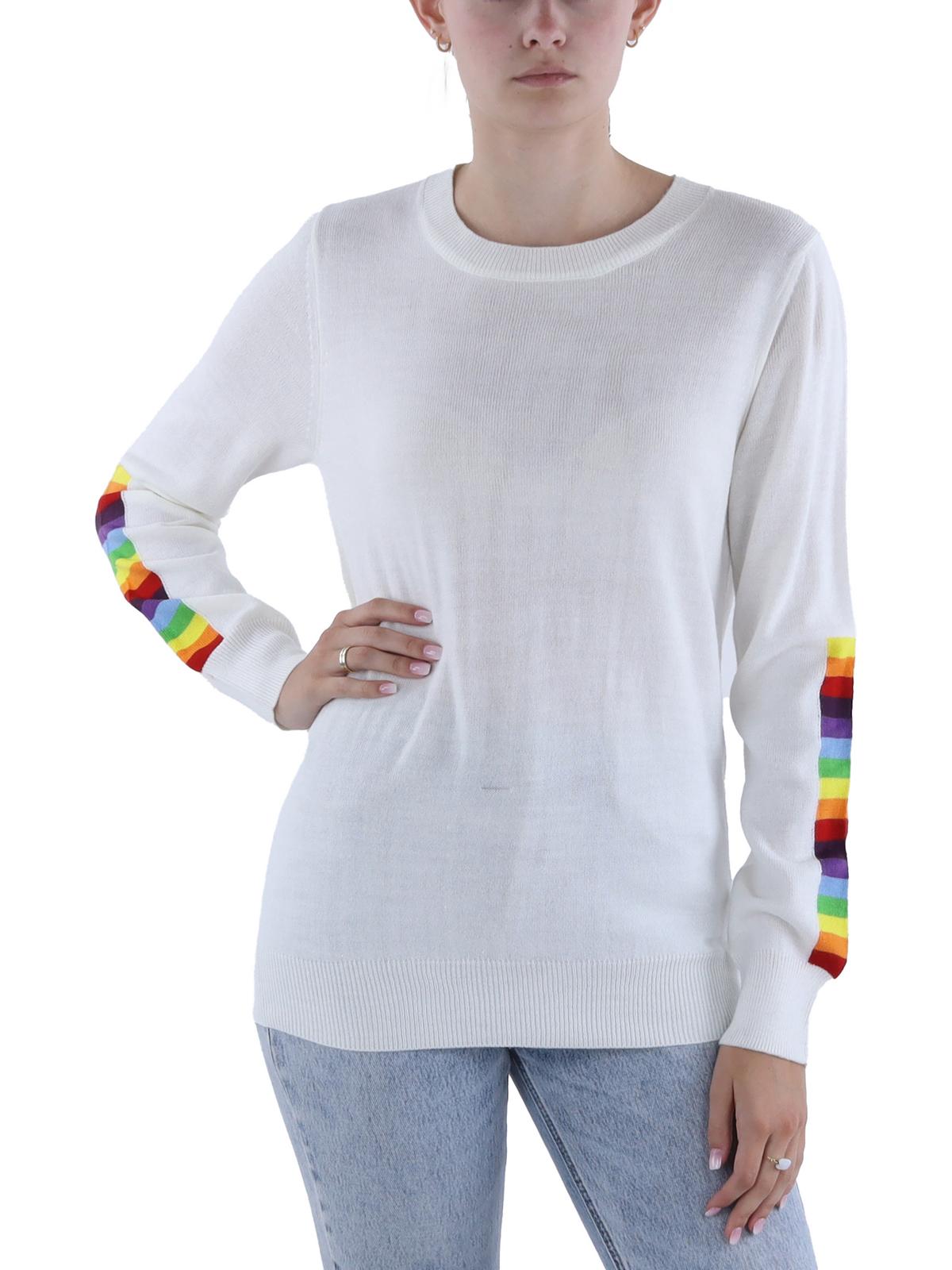 Calistoga Womens Crewneck Ribbed Pullover Sweater