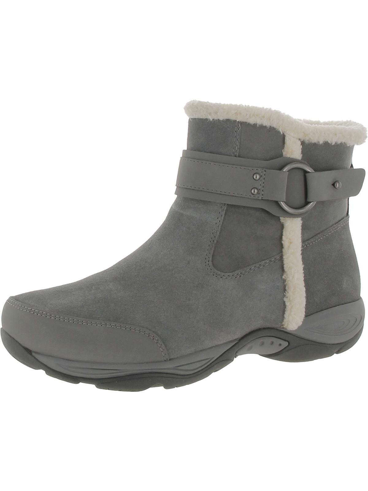 Elinor Womens Suede Faux Fur Lined Winter & Snow Boots
