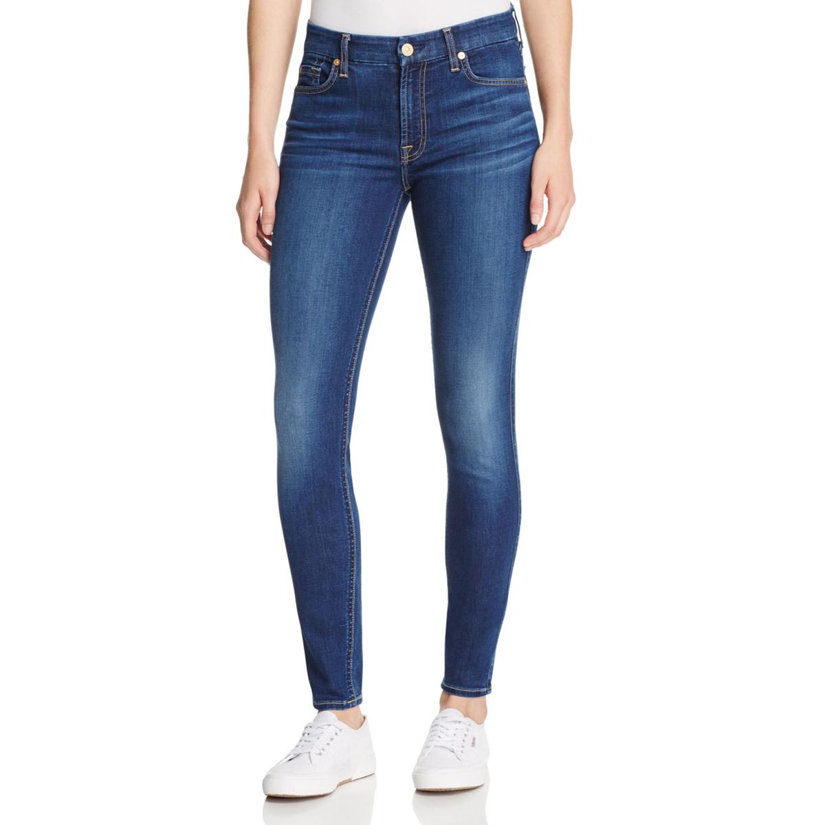 Denim Mid-Rise Skinny Jeans
