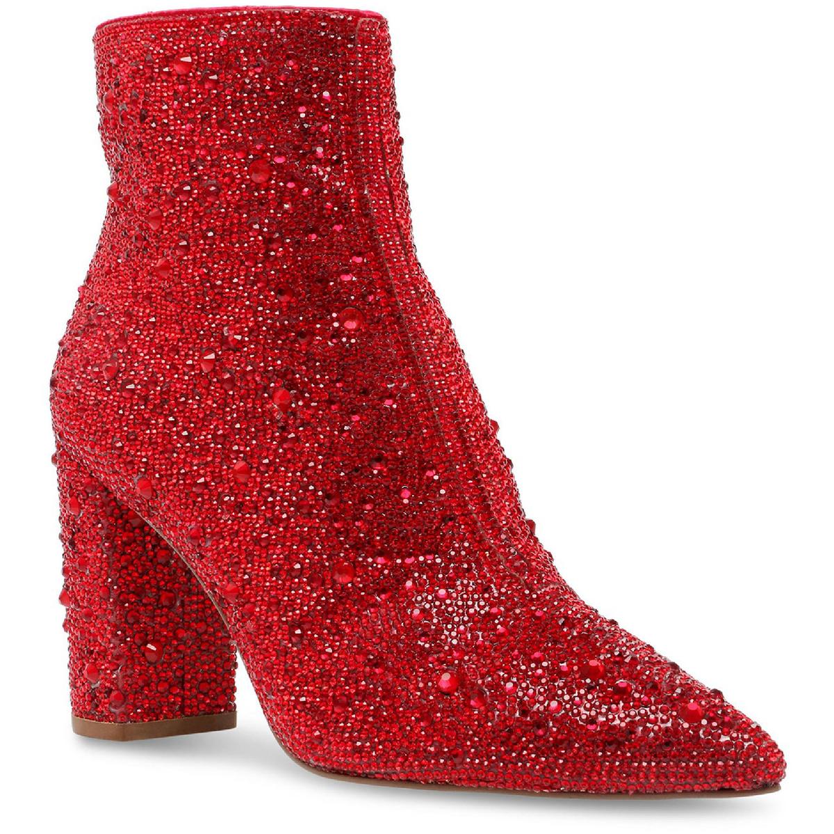 Cady Embellished Block Heel Ankle Boots