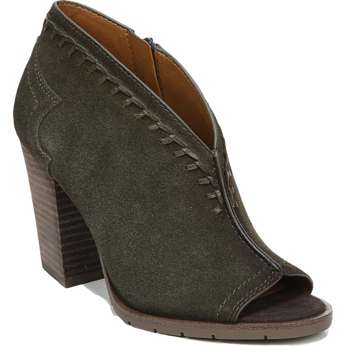 Mia Faux Suede Block Heel Ankle Boots