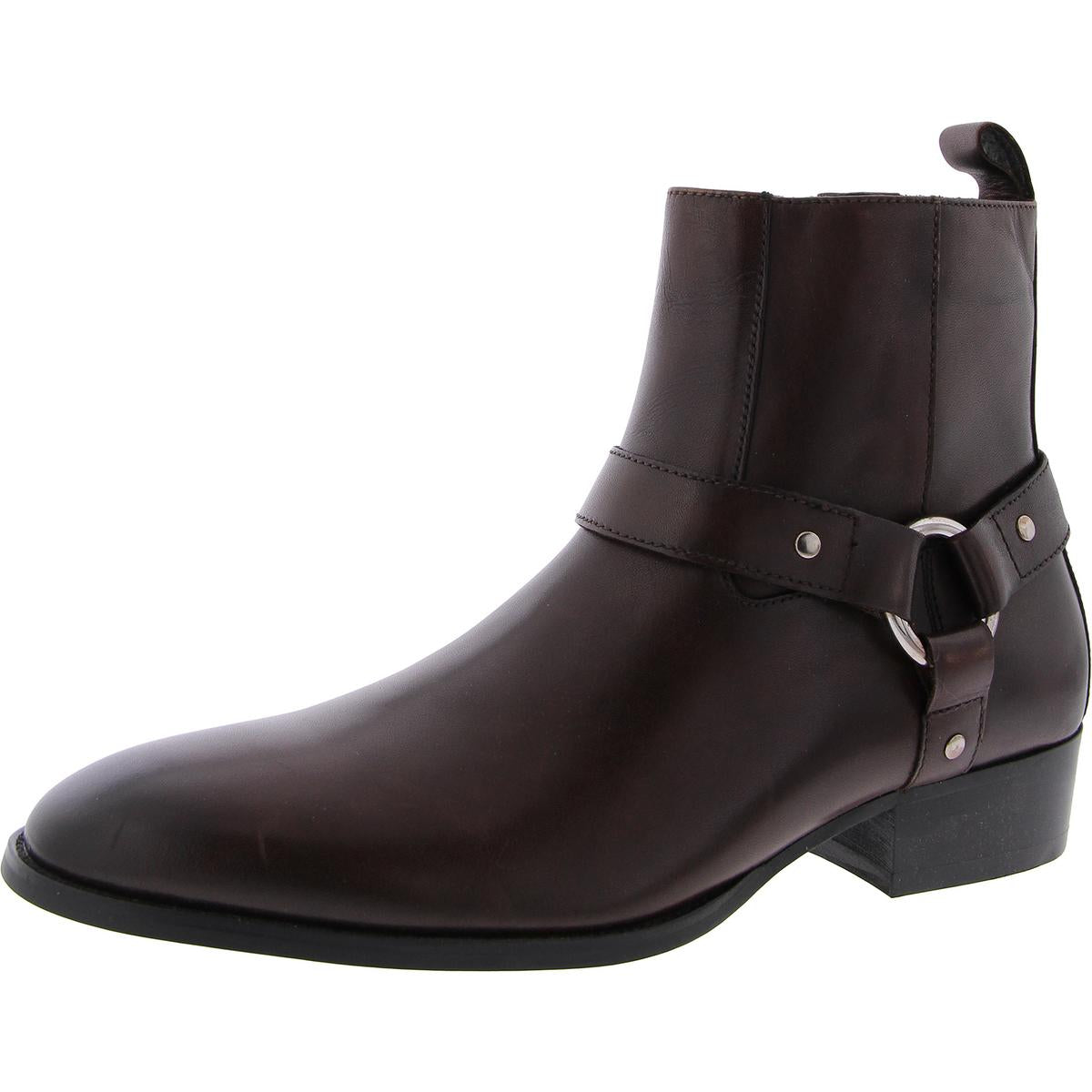 Dash Zipper Block Heel Chelsea Boots