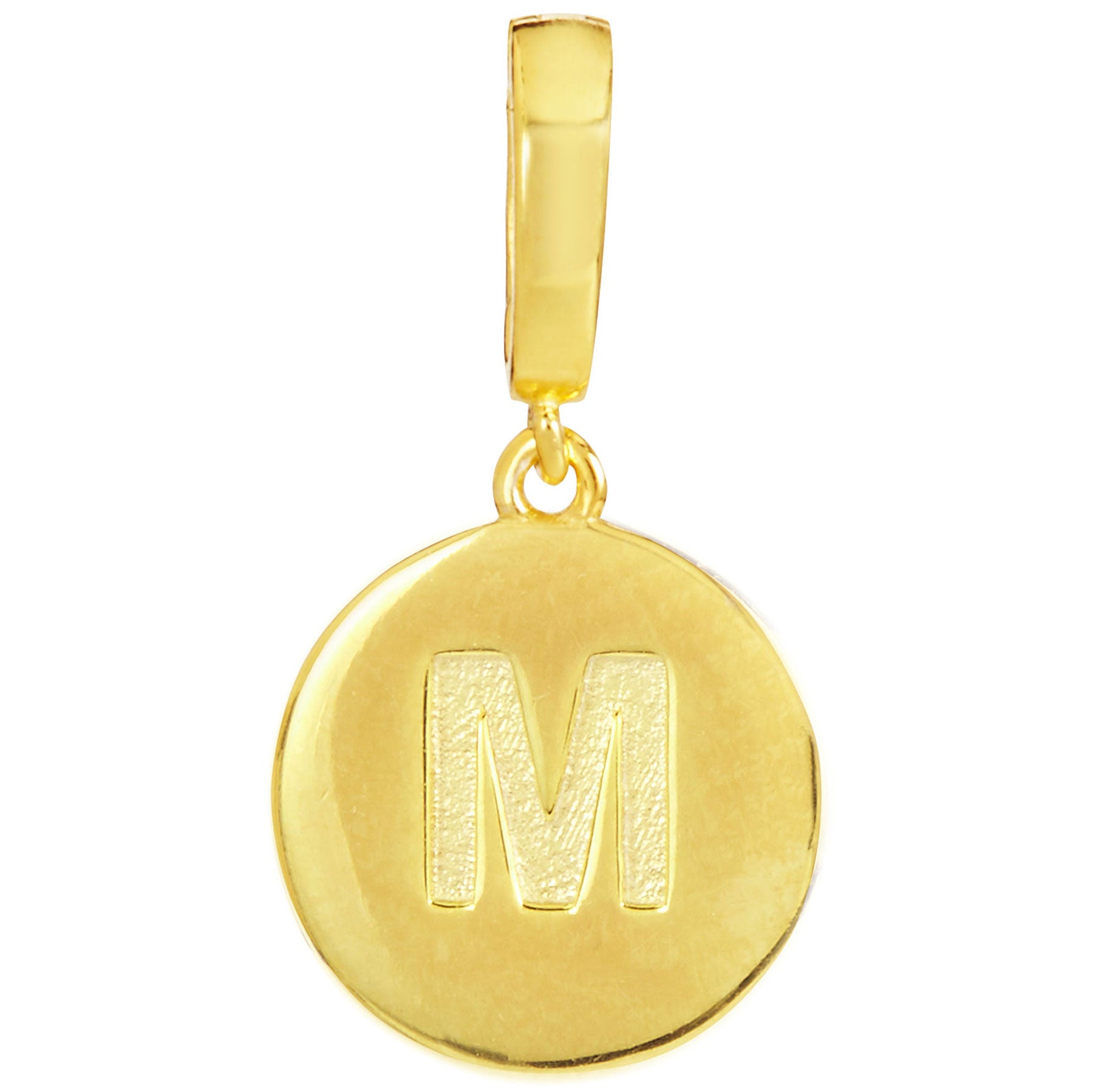 18K GOLD PLATED STERLING SILVER INITIAL PENDANT NECKLACE 7731385368636