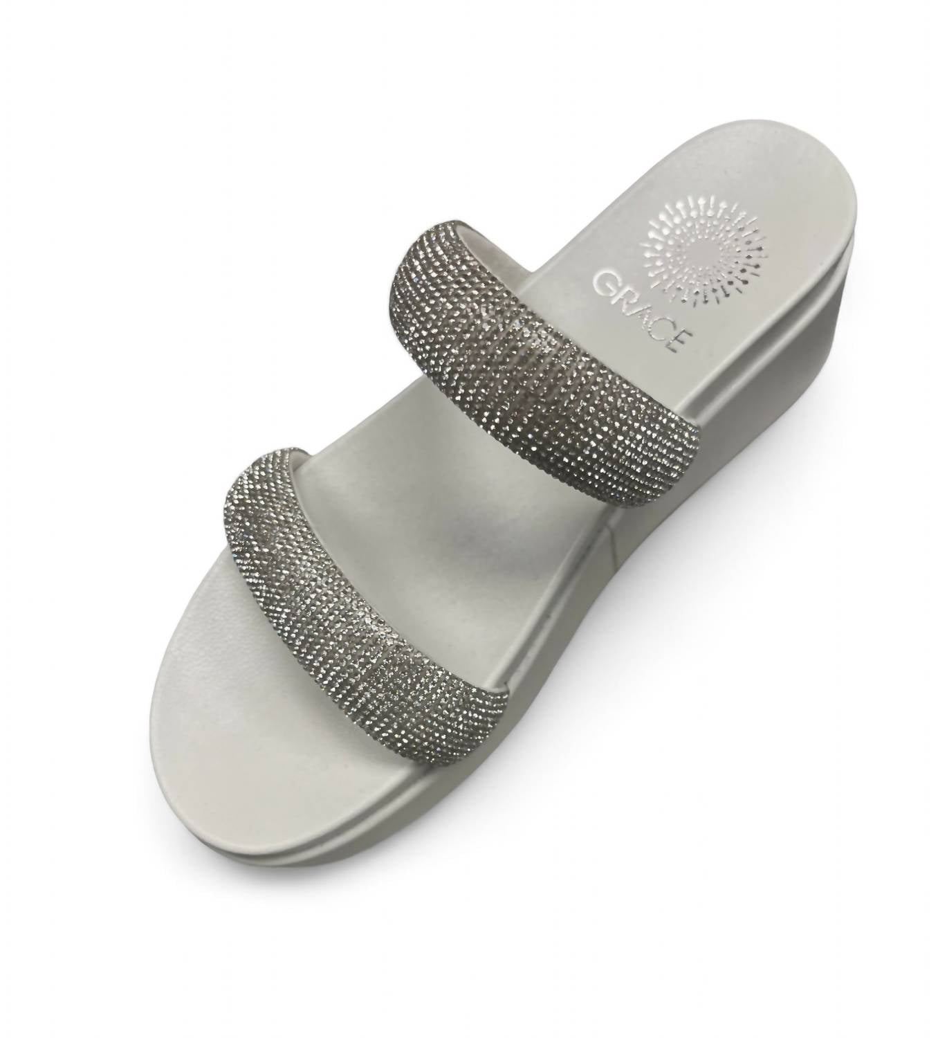 Women's Boca Sandal In Silver Crystal 7731495862332