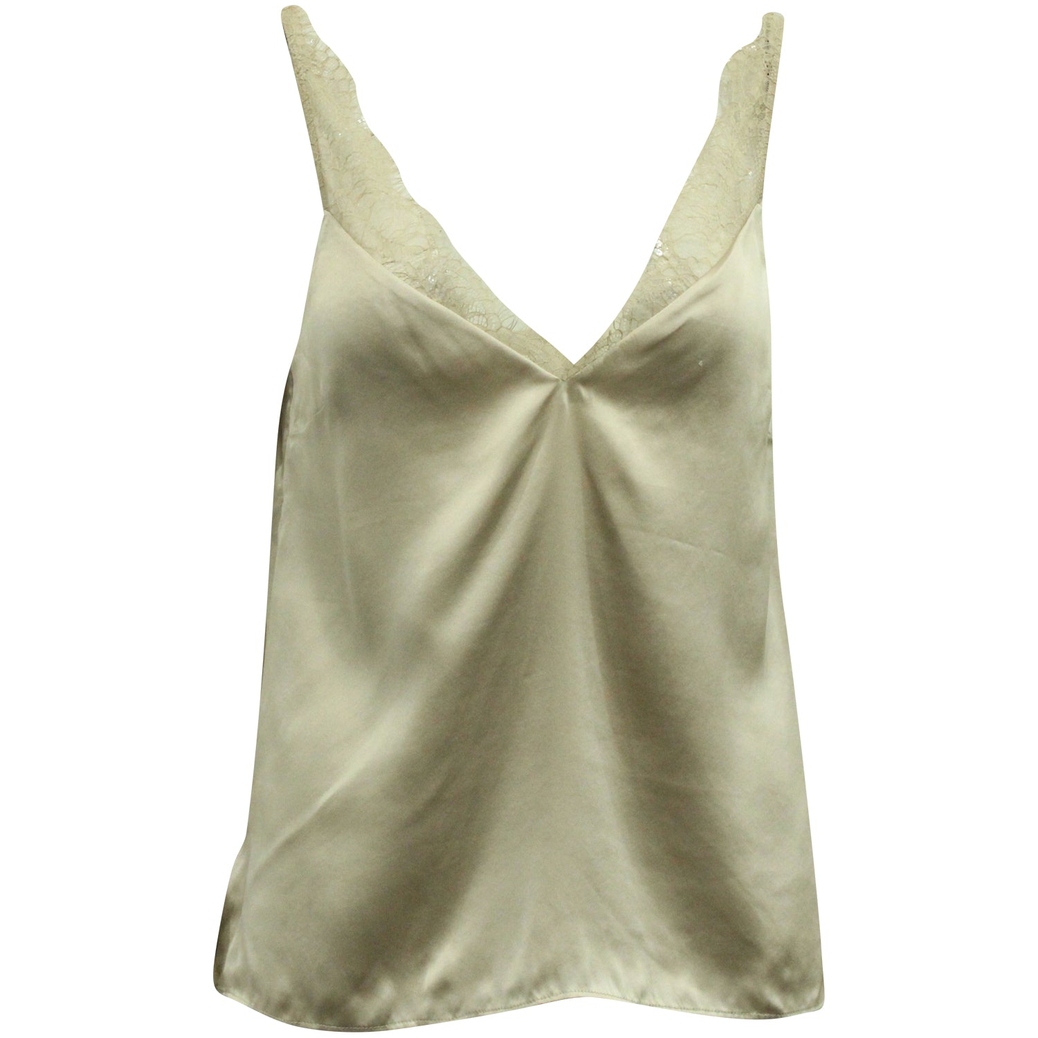 Cami NYC Lace Camisole in Beige Silk 7764859551804