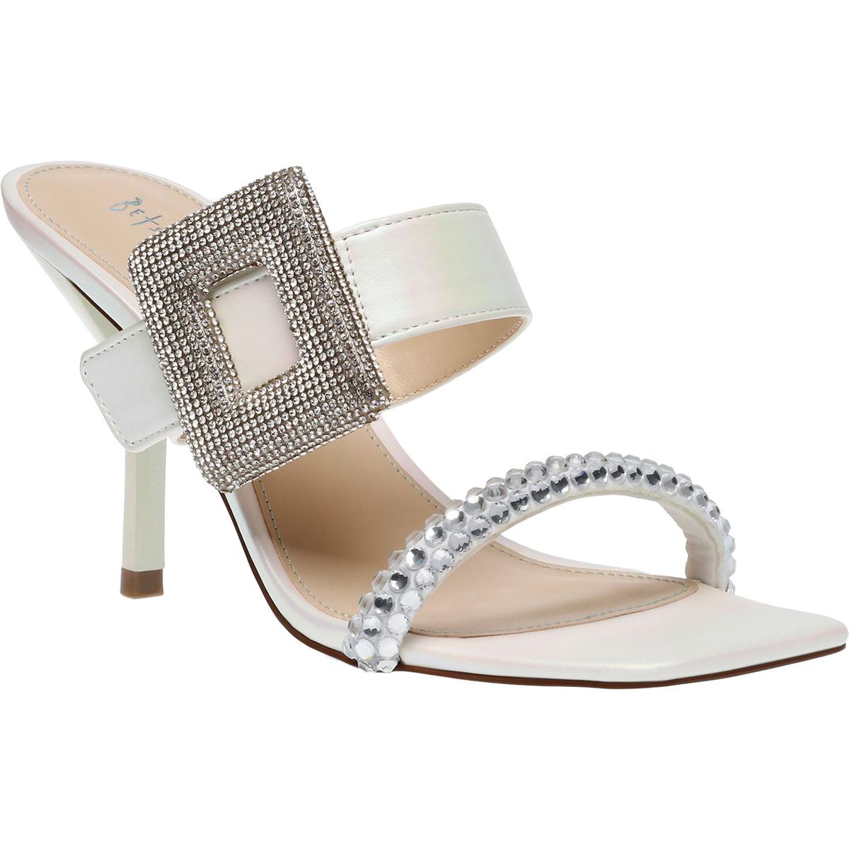 Shimmer Embellished Mules