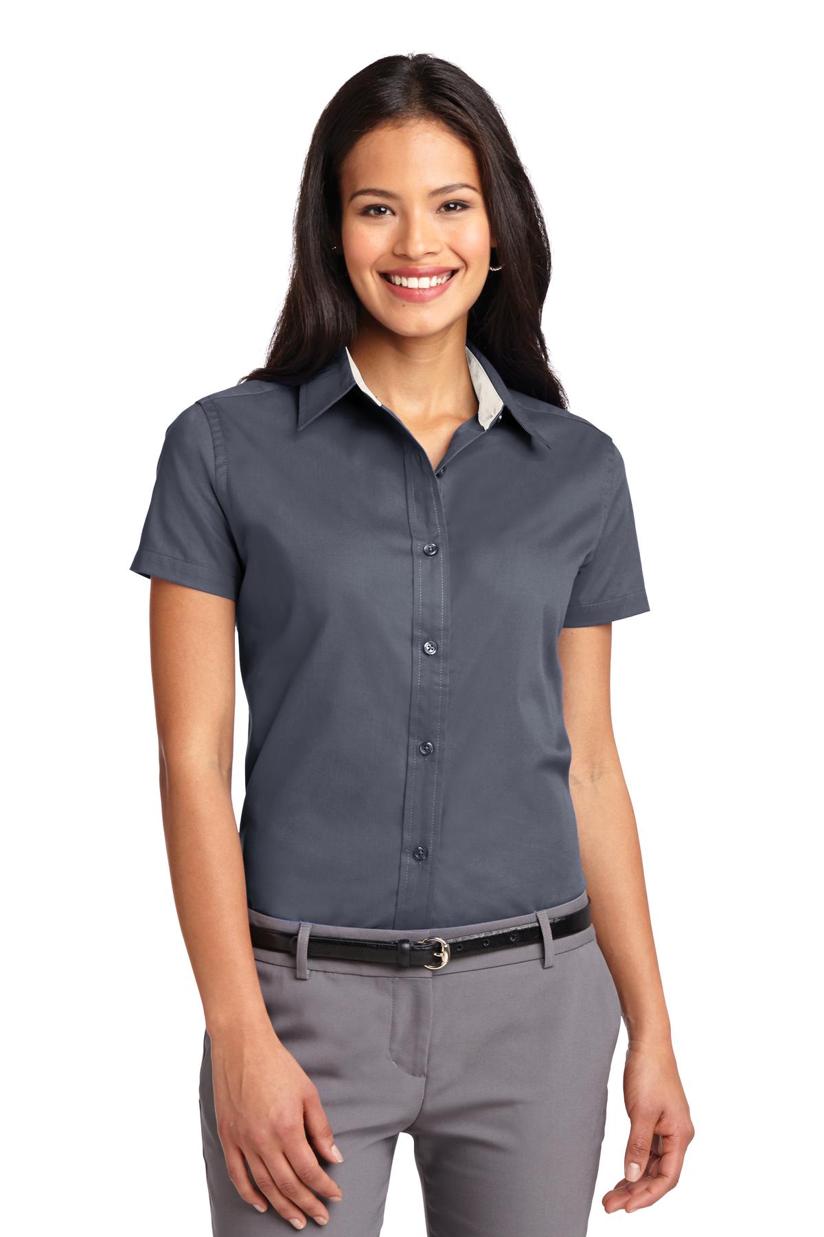 Port Authority Ladies Short Sleeve Easy Care Shirt. L508 3 of 3