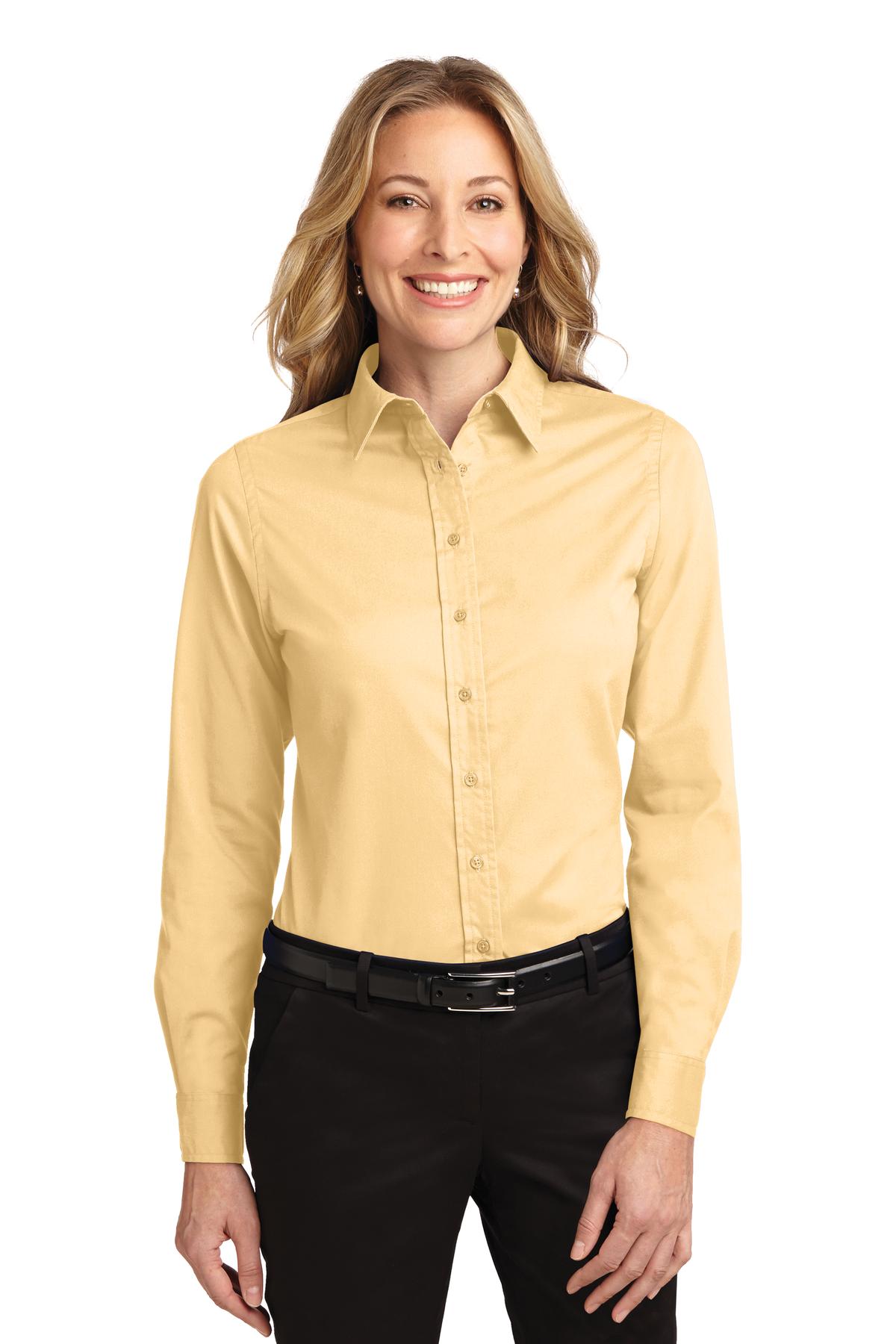 Port Authority Ladies Long Sleeve Easy Care Shirt. L608 3 of 3