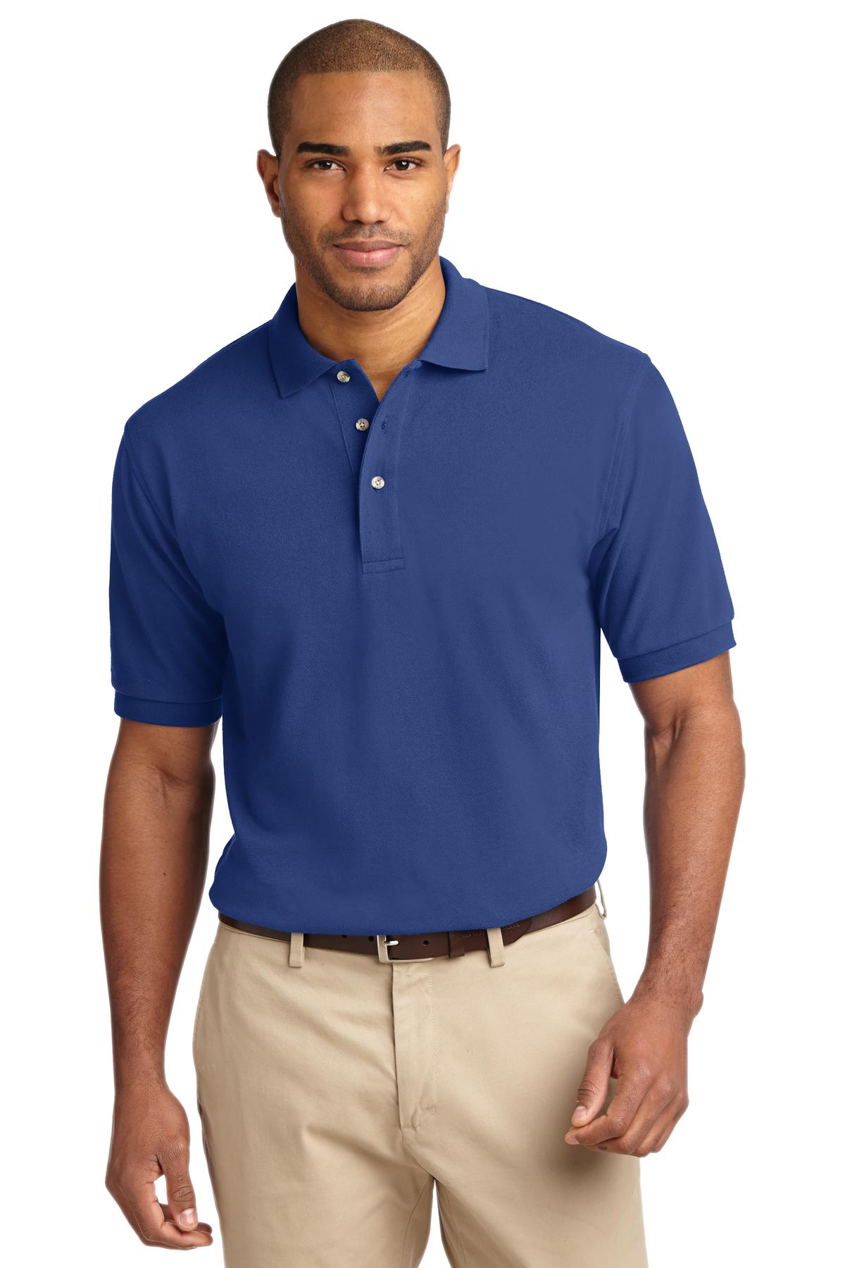 Port Authority Men's Heavyweight Cotton Pique Polo. K420 2 of 2