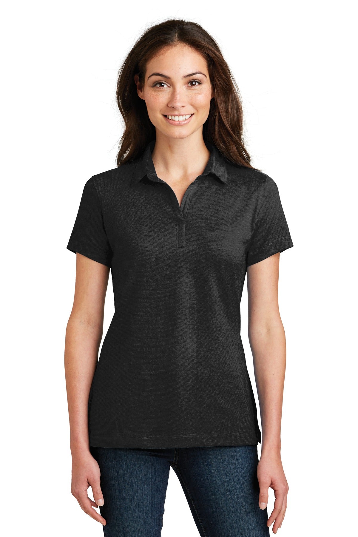 Port Authority Women's Meridian Cotton Blend Polo. L577