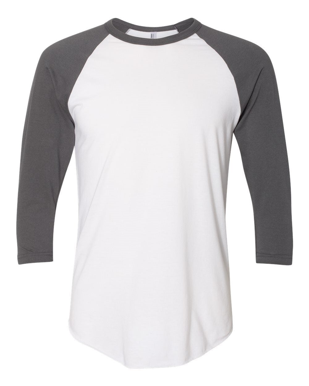 American Apparel Men's 50/50 Raglan Three-Quarter Sleeve Tee