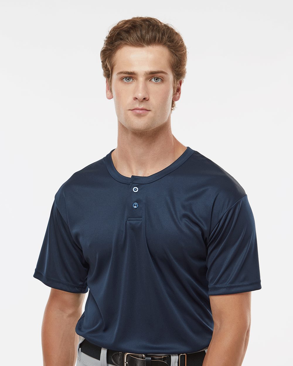 Alleson Men's Athletic B-Core Placket Jersey