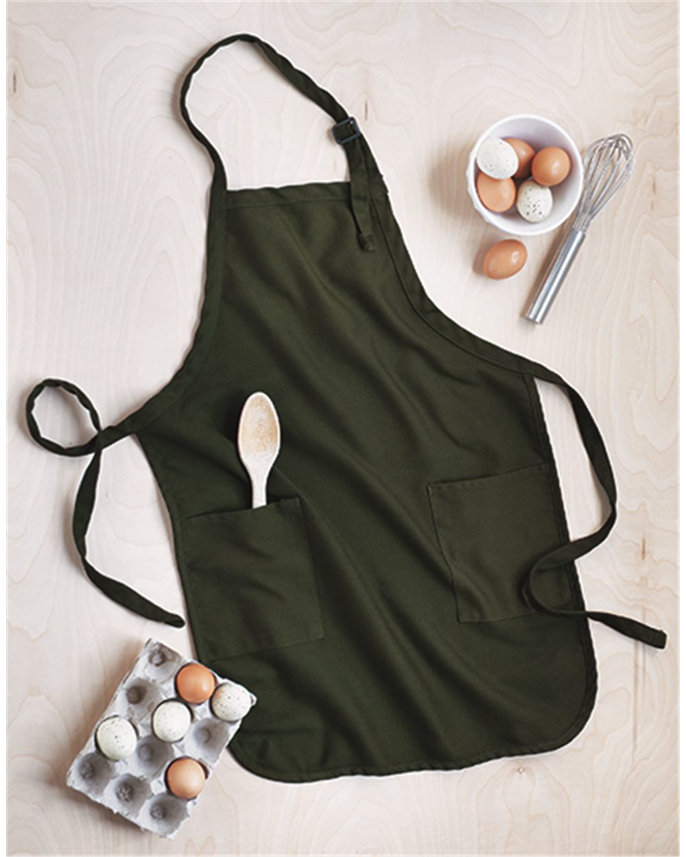 Q-Tees Full-Length Apron with Pockets