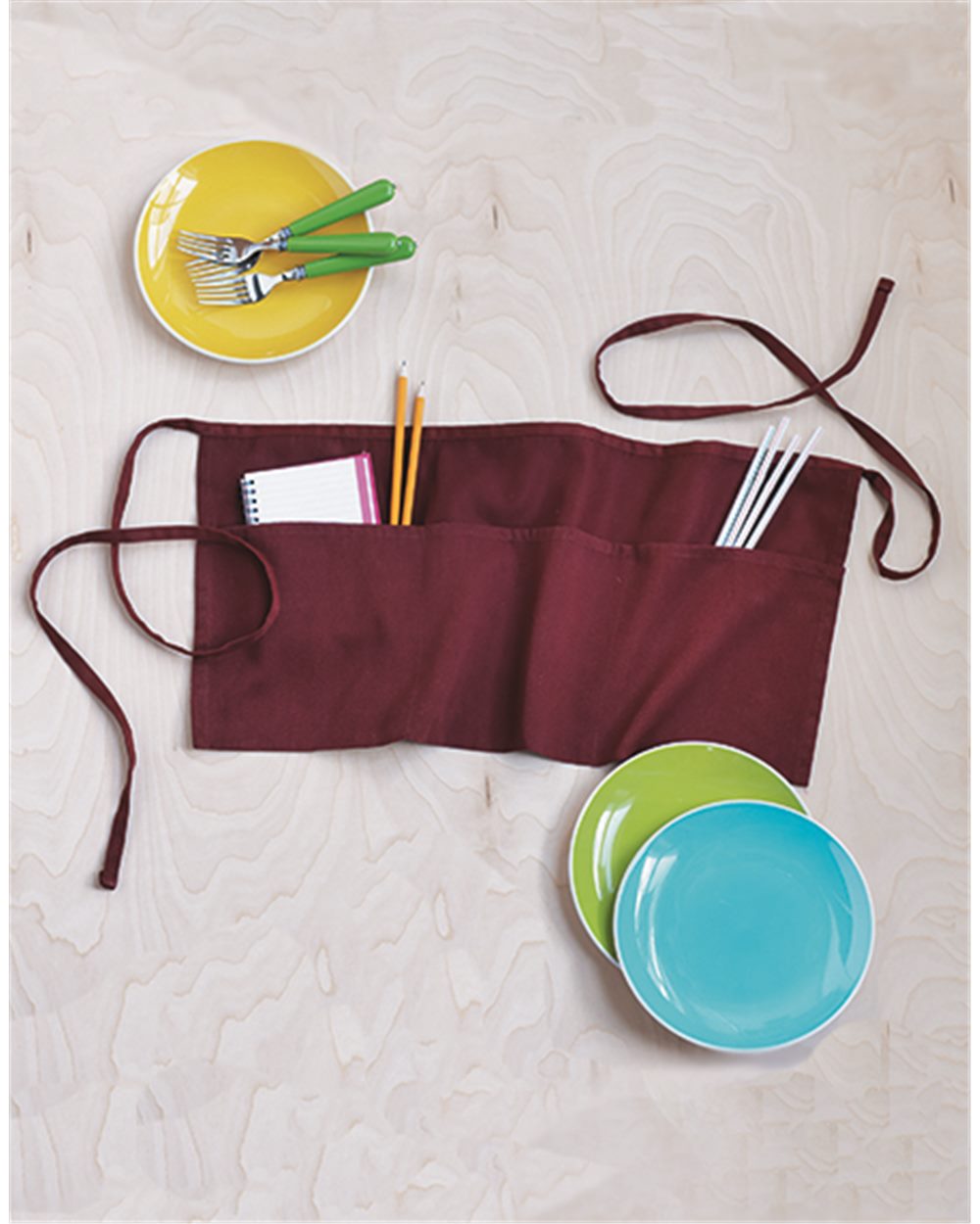 Q-Tees Waist Apron with Pockets