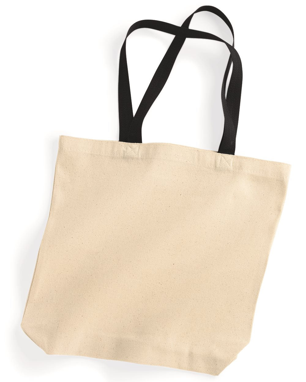 Liberty Bags Natural Tote with Contrast-Color Handles
