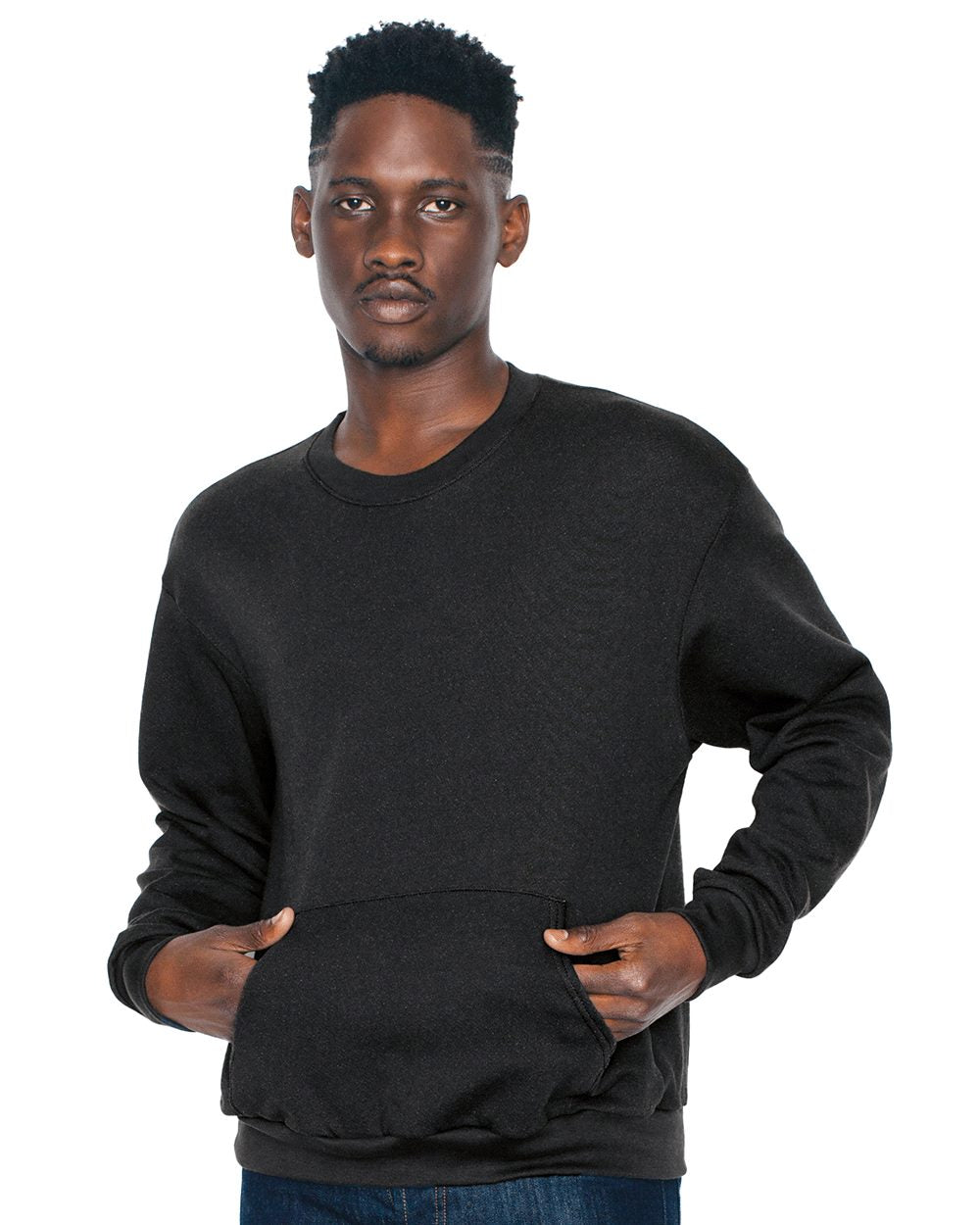 American Apparel Men's Pullover Sweatshirt