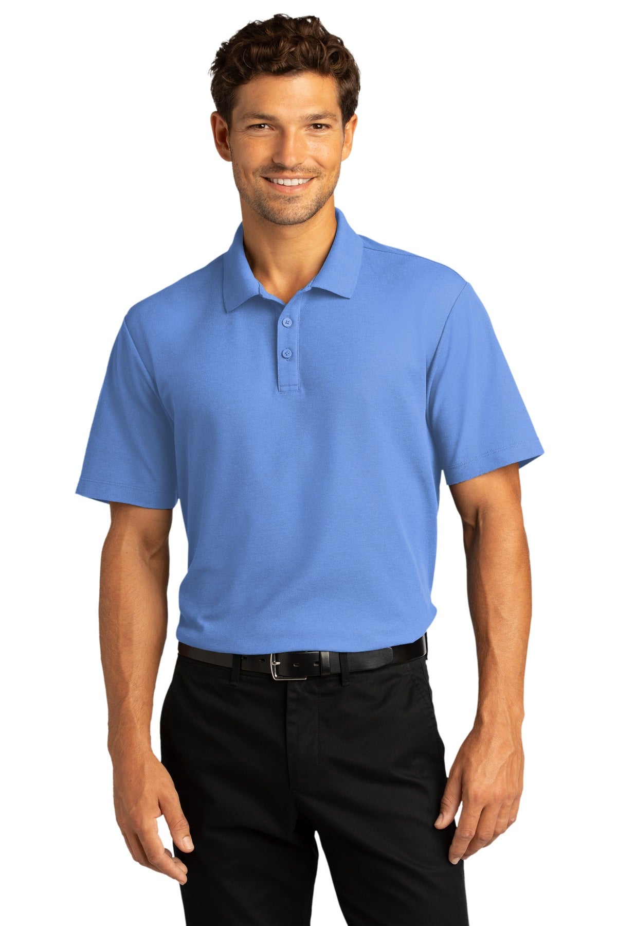 Port Authority Men's SuperPro React Polo. K810 1 of 2