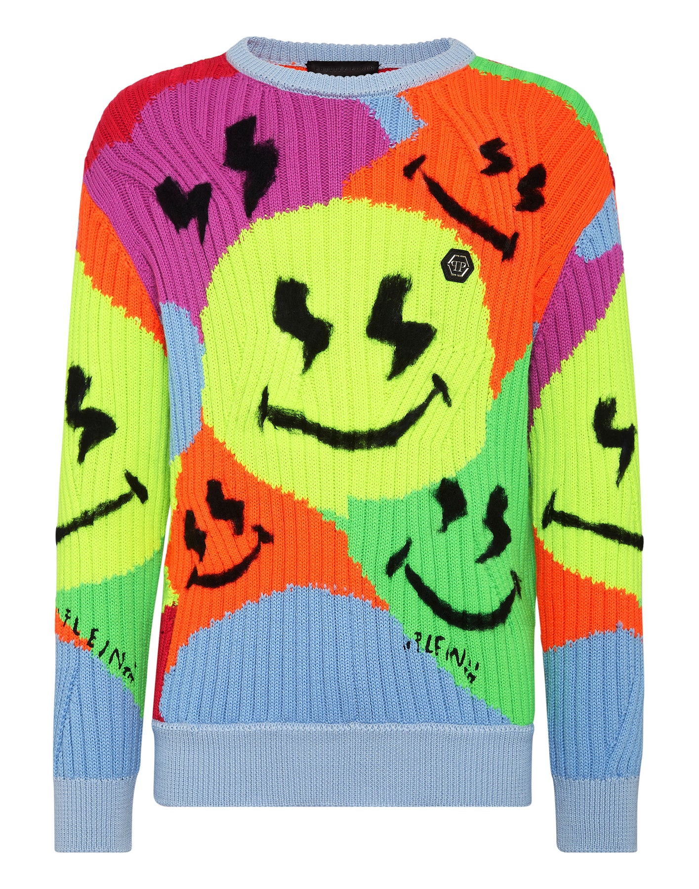 Yarn Blend Wool Roundneck Smile Graffiti 7803261976636
