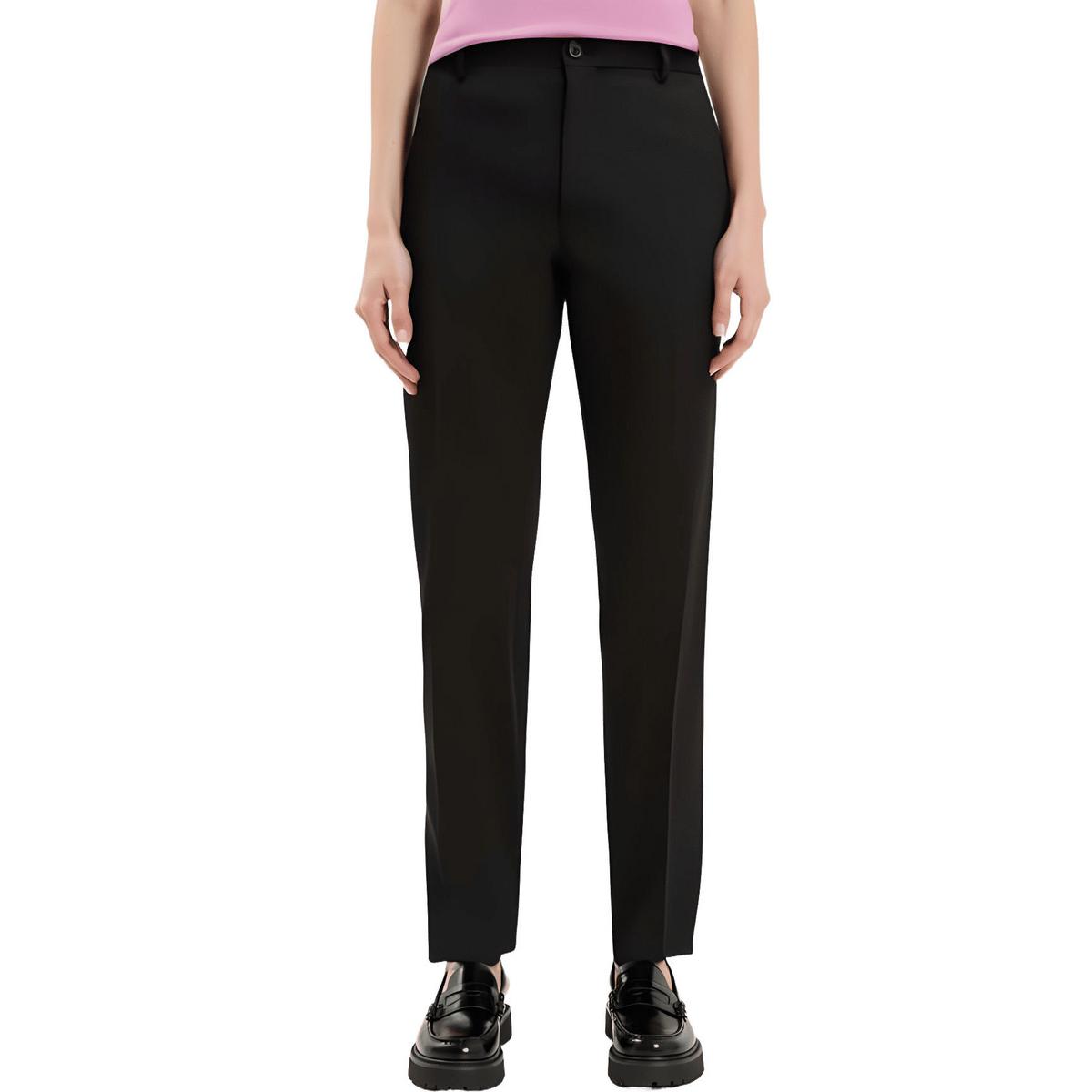 Solid Dressy Trouser Pants