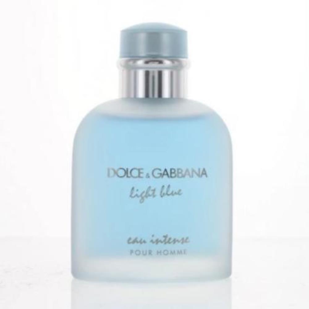 D & G Light Blue Eau Intense Eau De Parfum Dolce & Gabbana Men's Cologne 3.3 Oz Tester 7802316849212