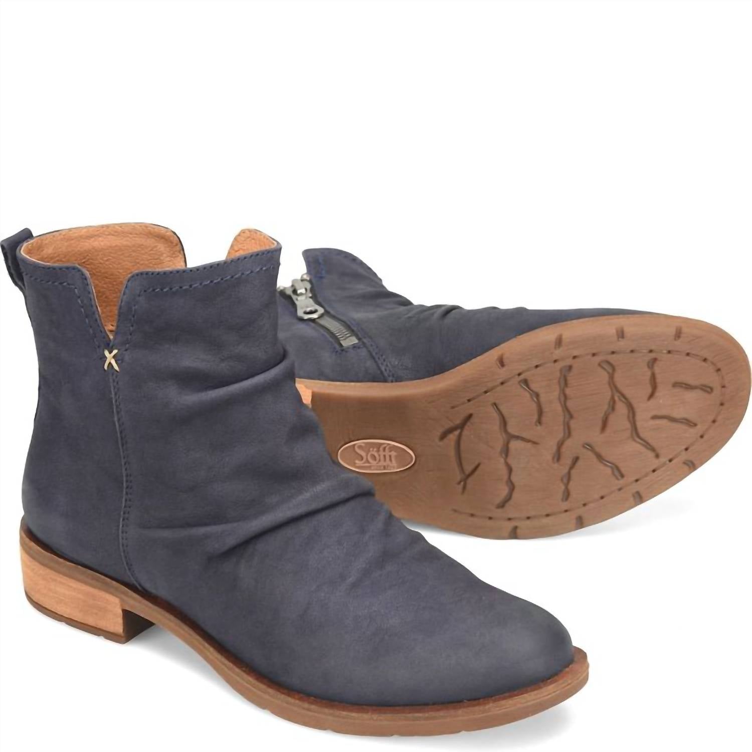 Women's Beckie Ankle Boots In Sky Navy