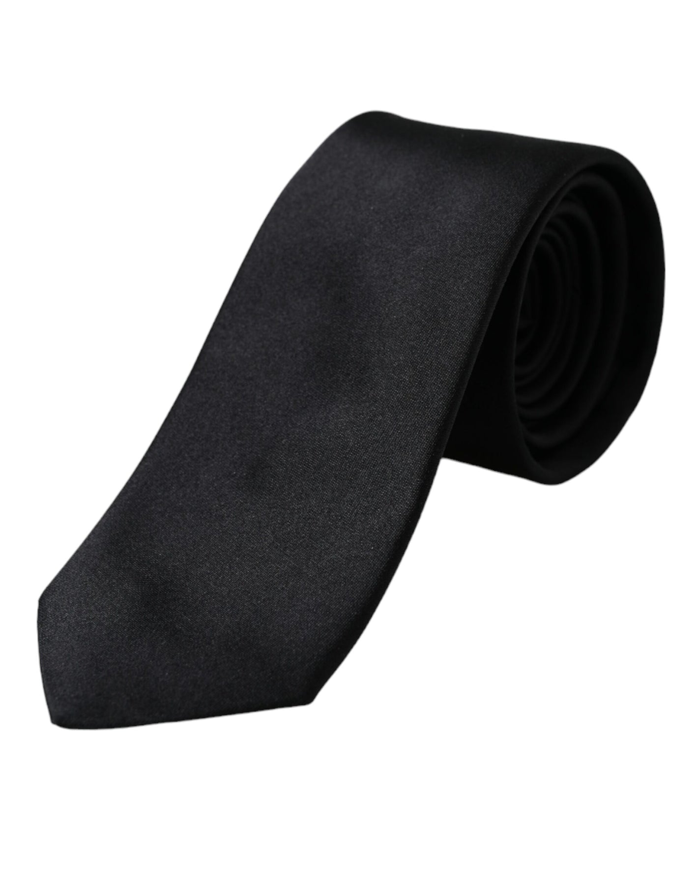 Dolce & Gabbana Solid Silk Adjustable Tie Men's Men