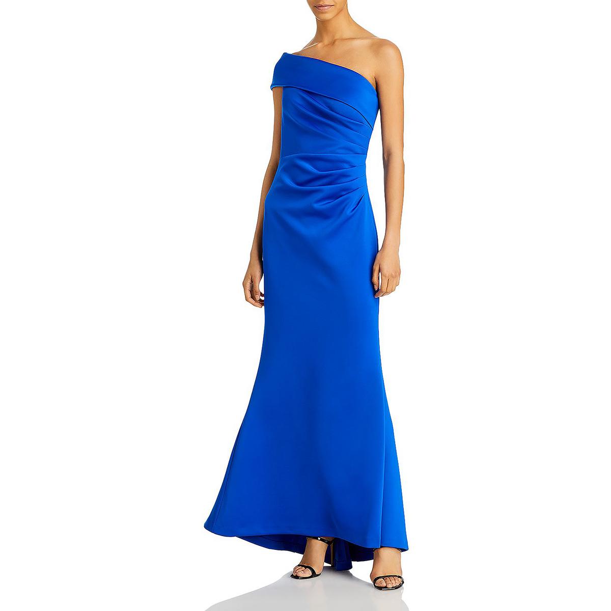 One Shoulder Maxi Evening Dress