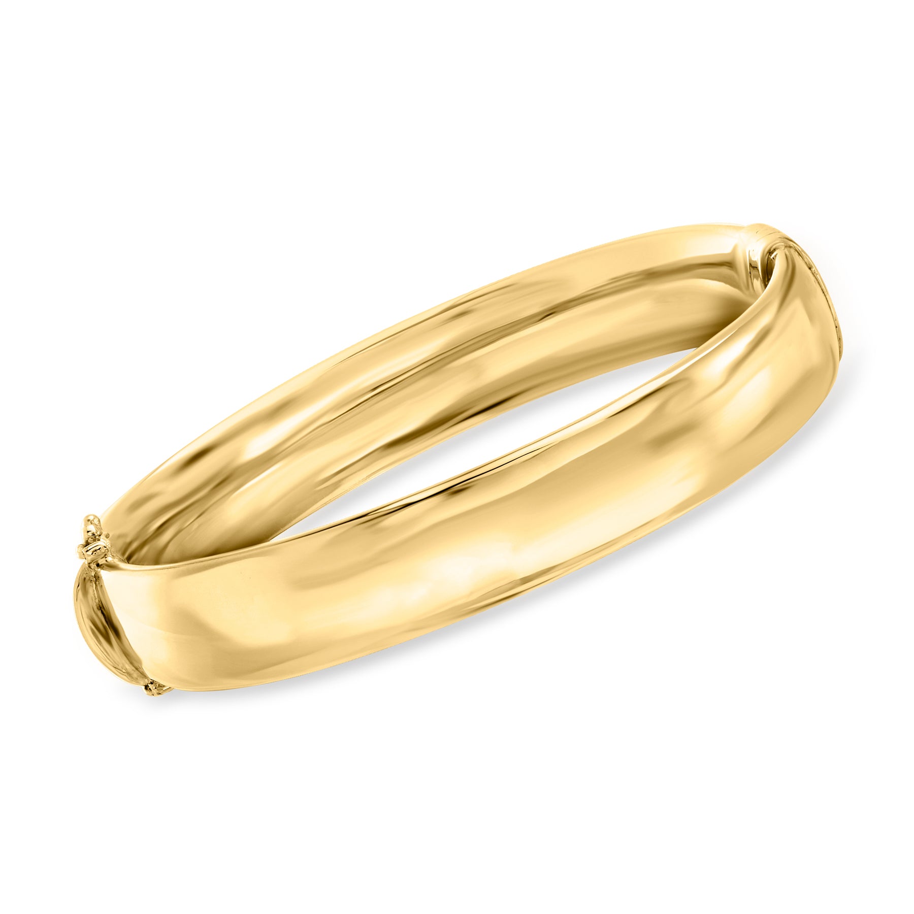 Ross-Simons 18kt Gold Over Sterling Bangle Bracelet