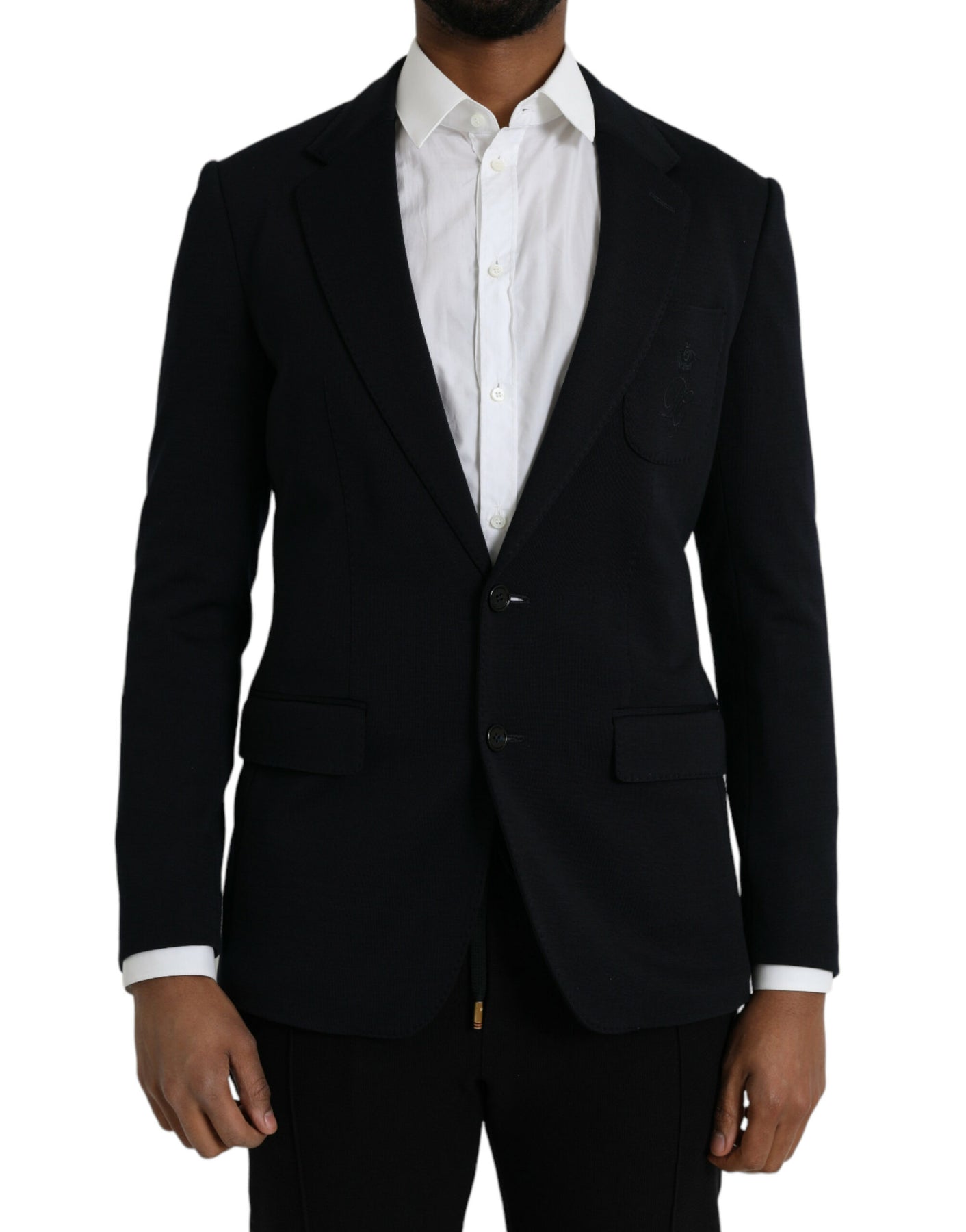 Dolce & Gabbana Wool Notch Single Breasted Coat Men's Blazer