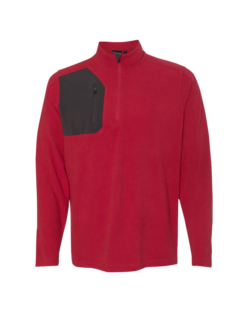 DRI DUCK Men's Interval DDX Quarter-Zip Nano Fleece Nylon Pullover